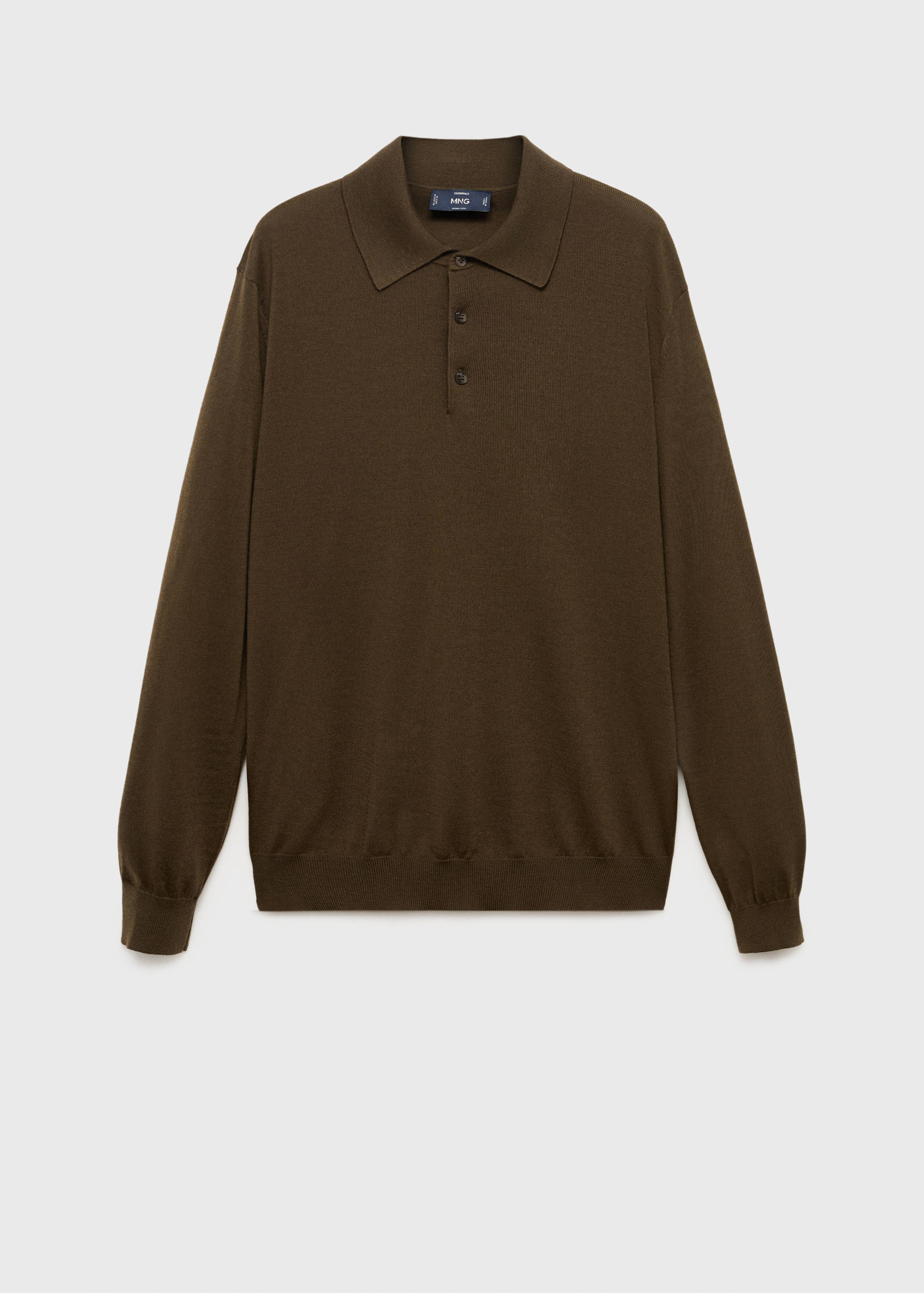 Polo svetr 100% merino vlna - Zboží bez modelu