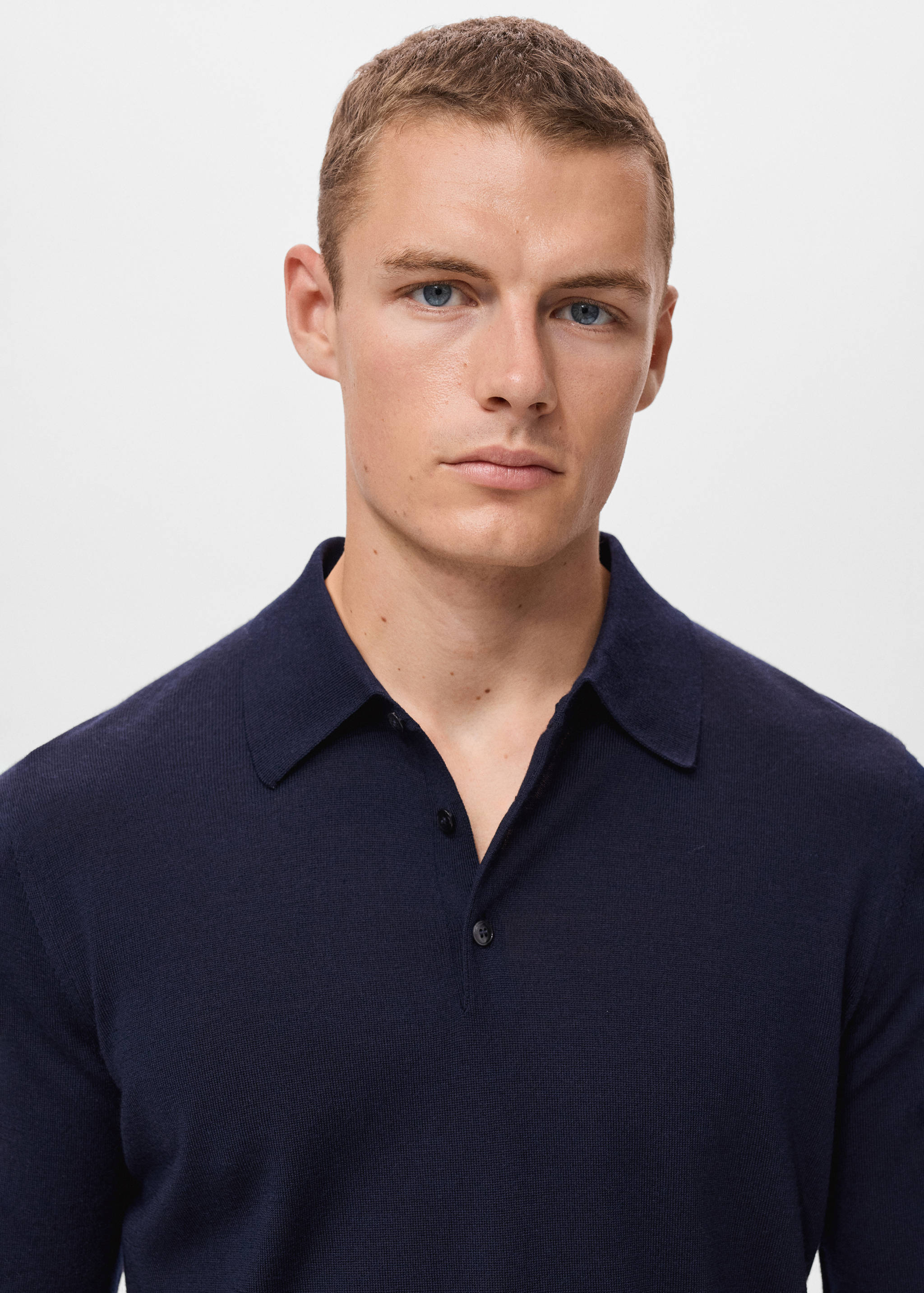 Polo svetr 100% merino vlna - Detail zboží 1