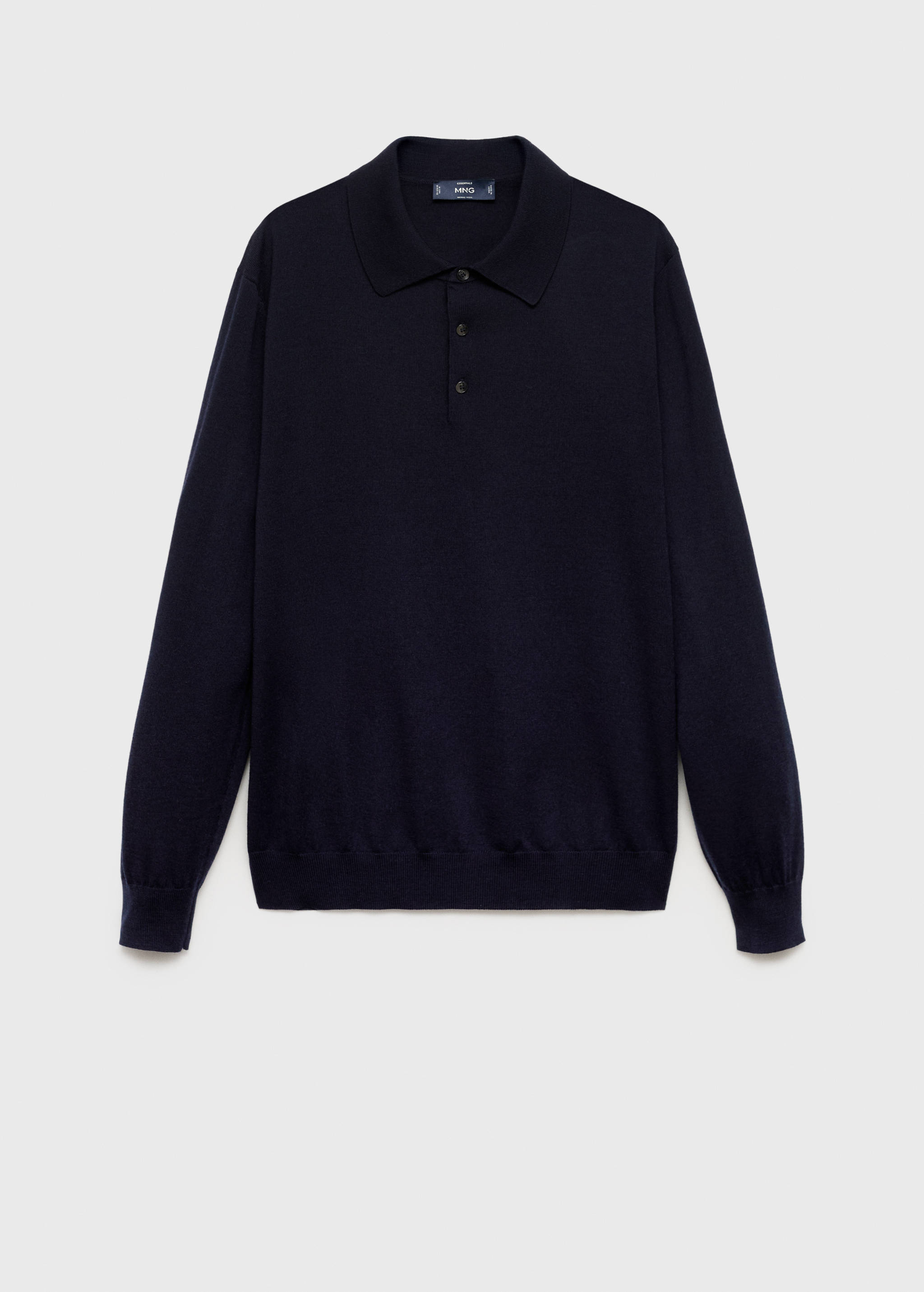 Polo svetr 100% merino vlna - Zboží bez modelu