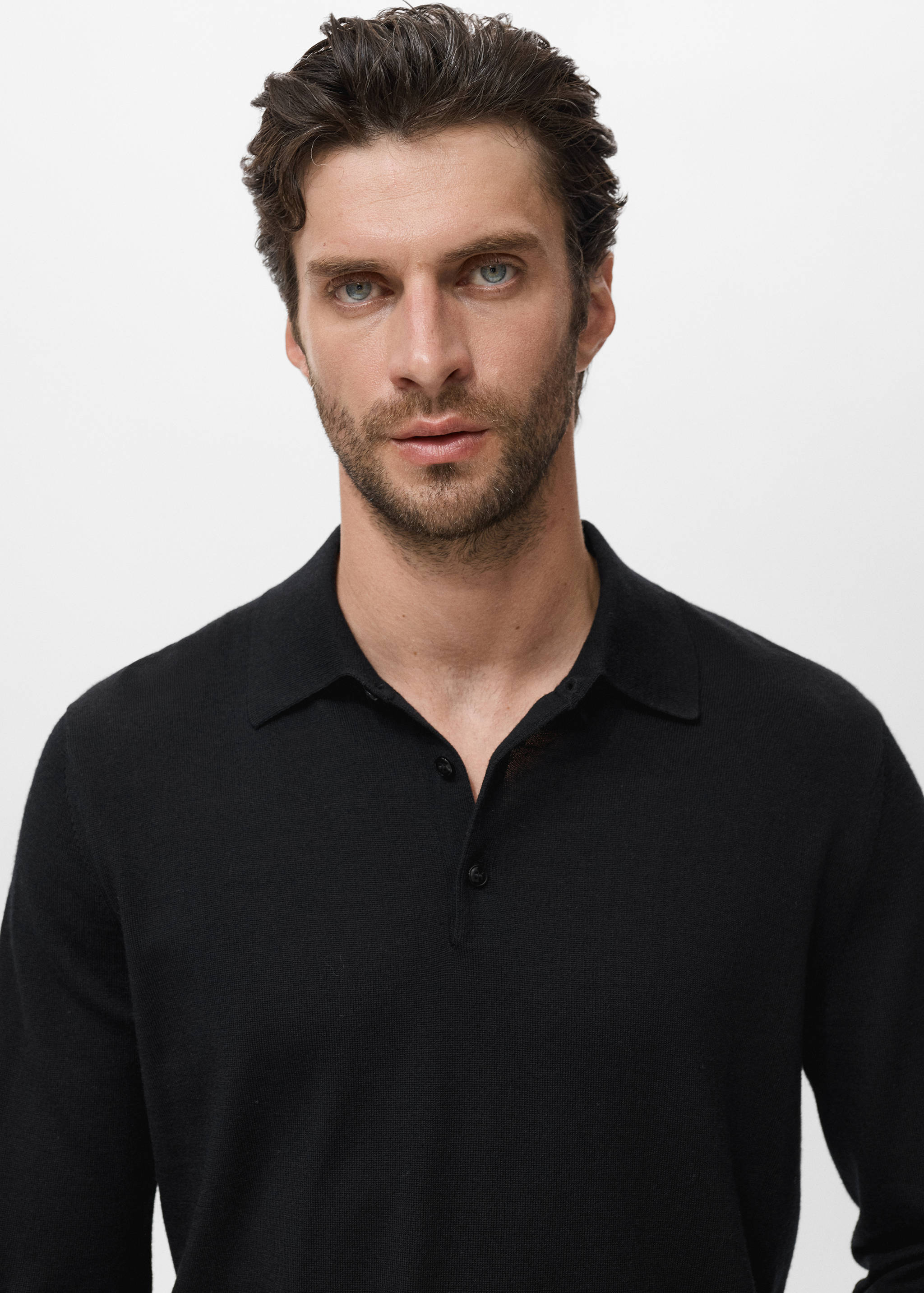 Polo svetr 100% merino vlna - Detail zboží 1