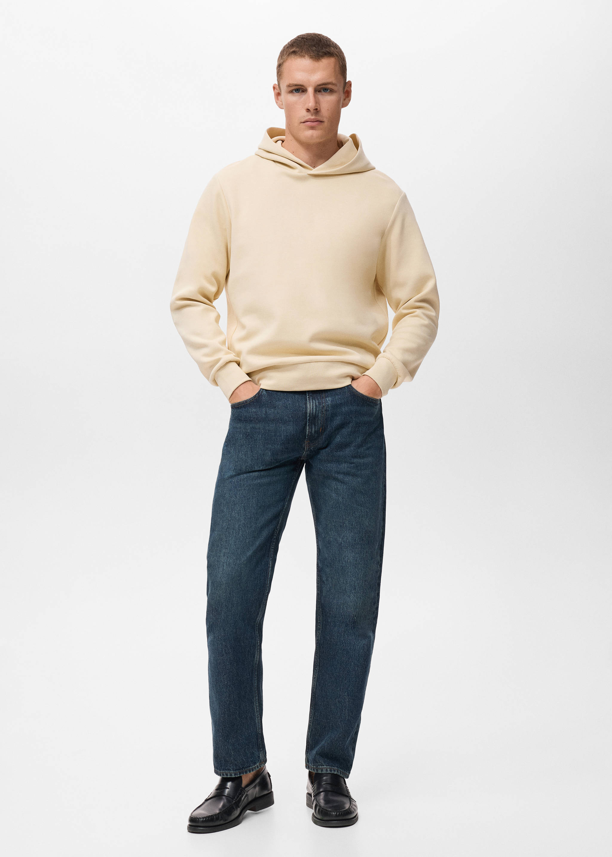 Sweat-shirt capuche regular-fit - Plan général