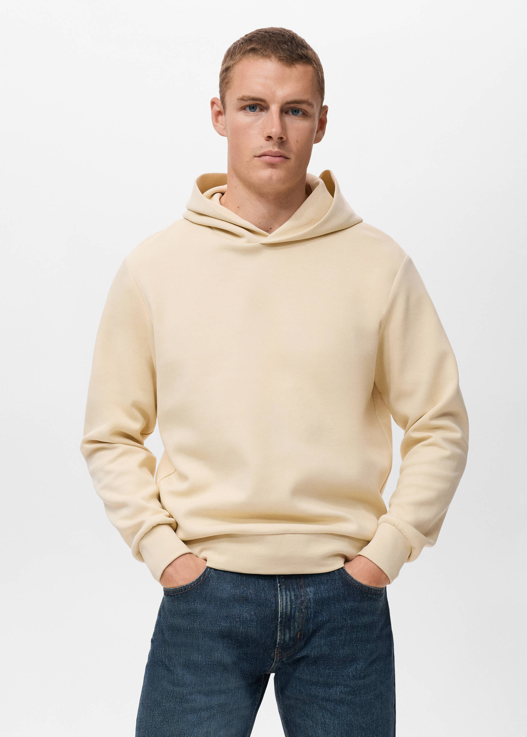Sweat-shirt capuche regular-fit - Plan moyen