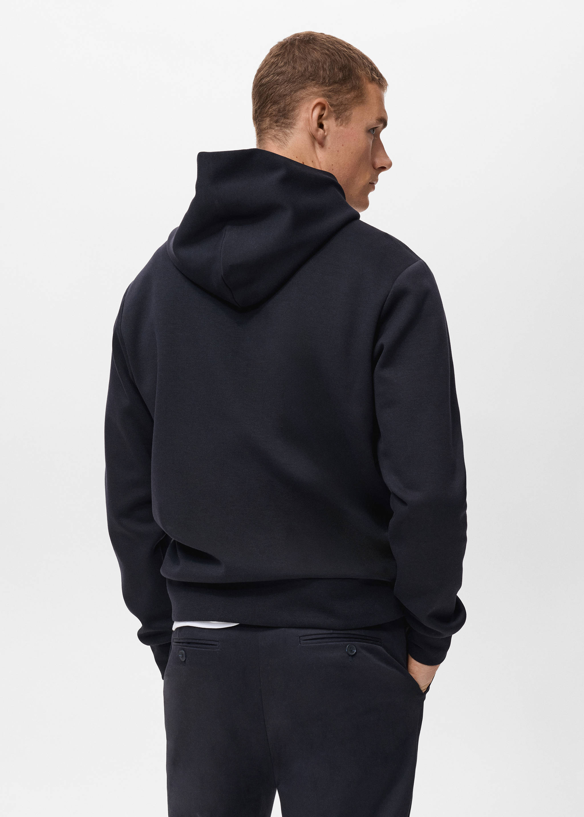 Sweat-shirt capuche regular-fit - Verso de l’article