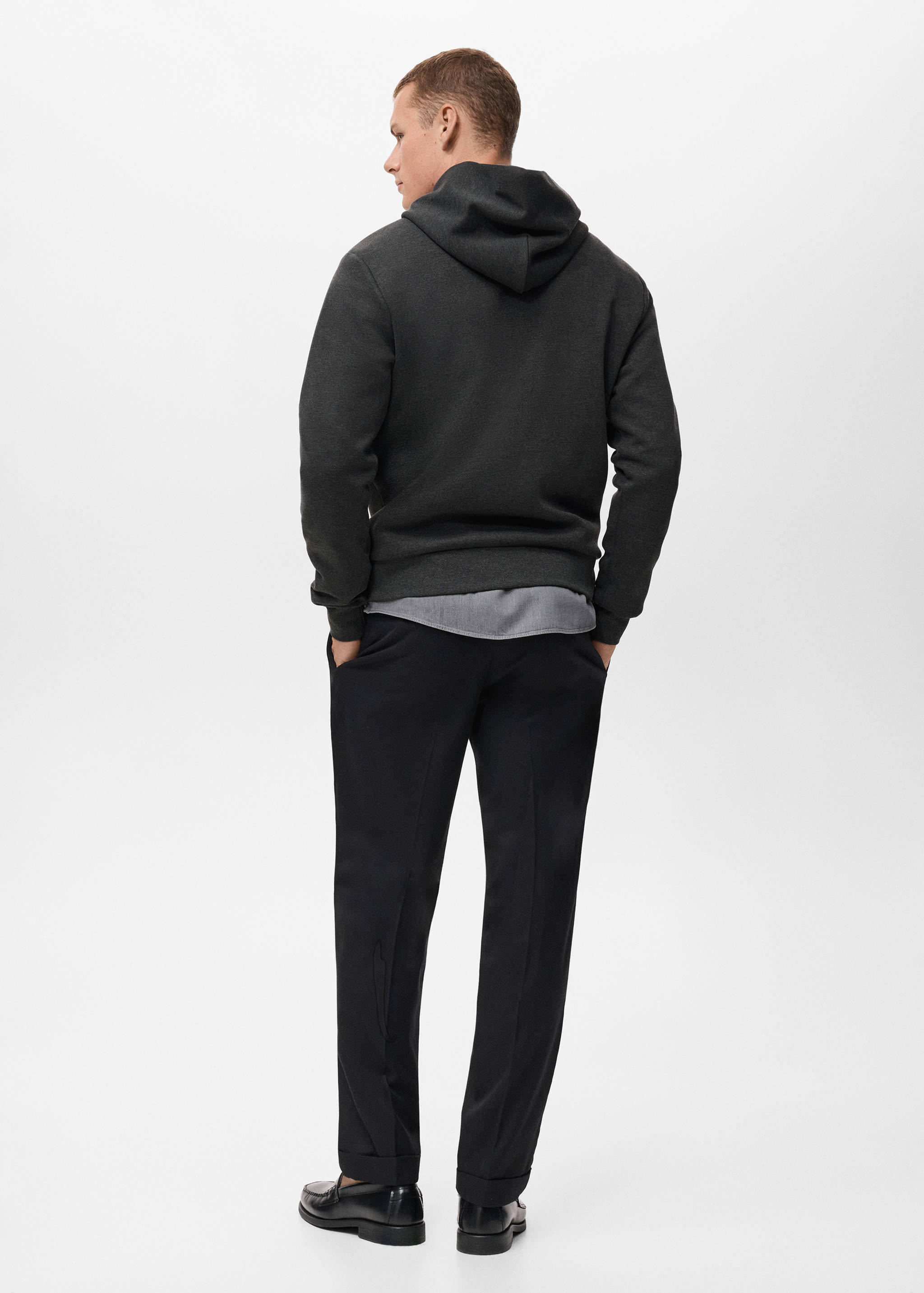 Sweat-shirt capuche regular-fit - Verso de l’article