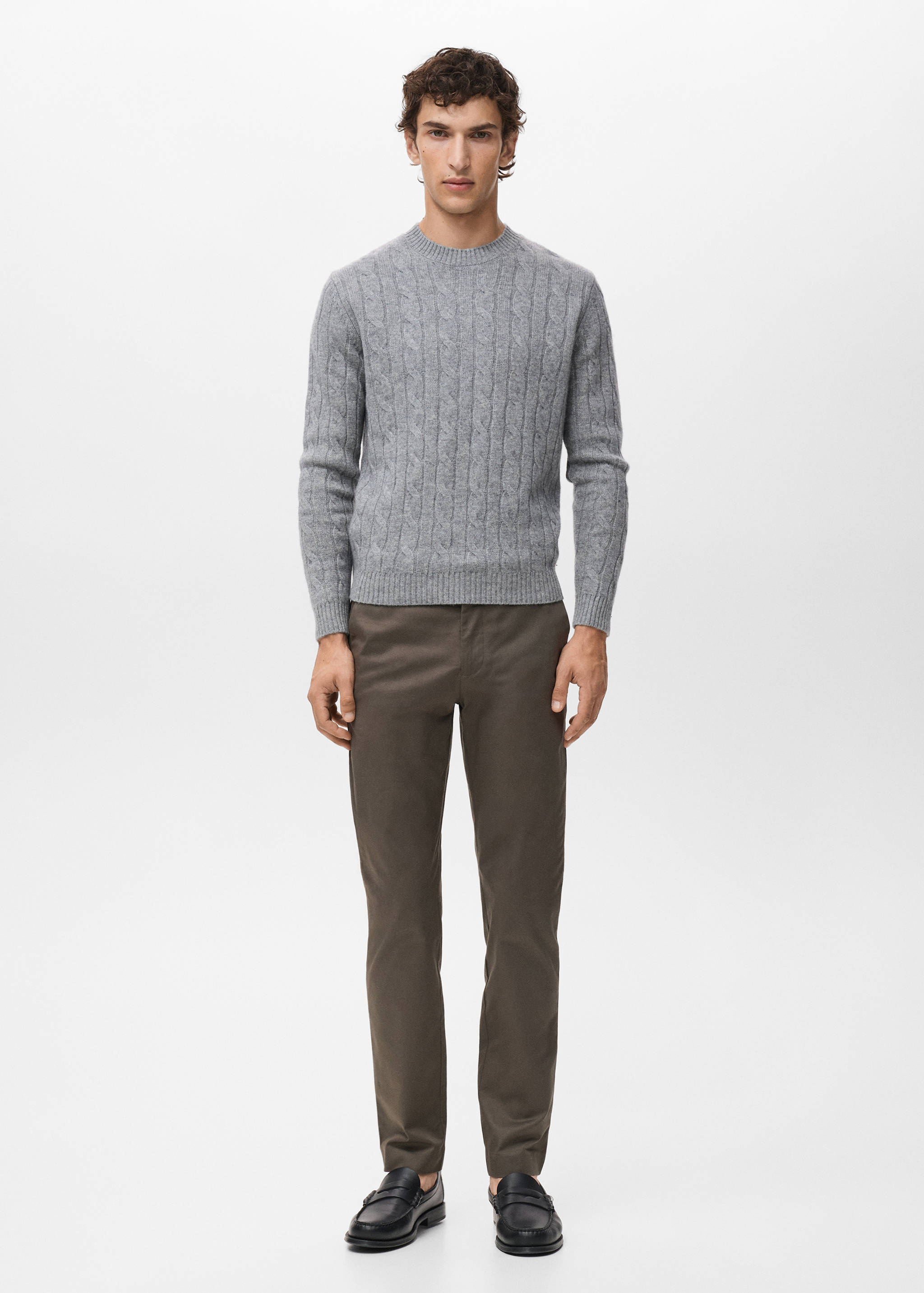 Dublino slim-fit chino trousers - General plane