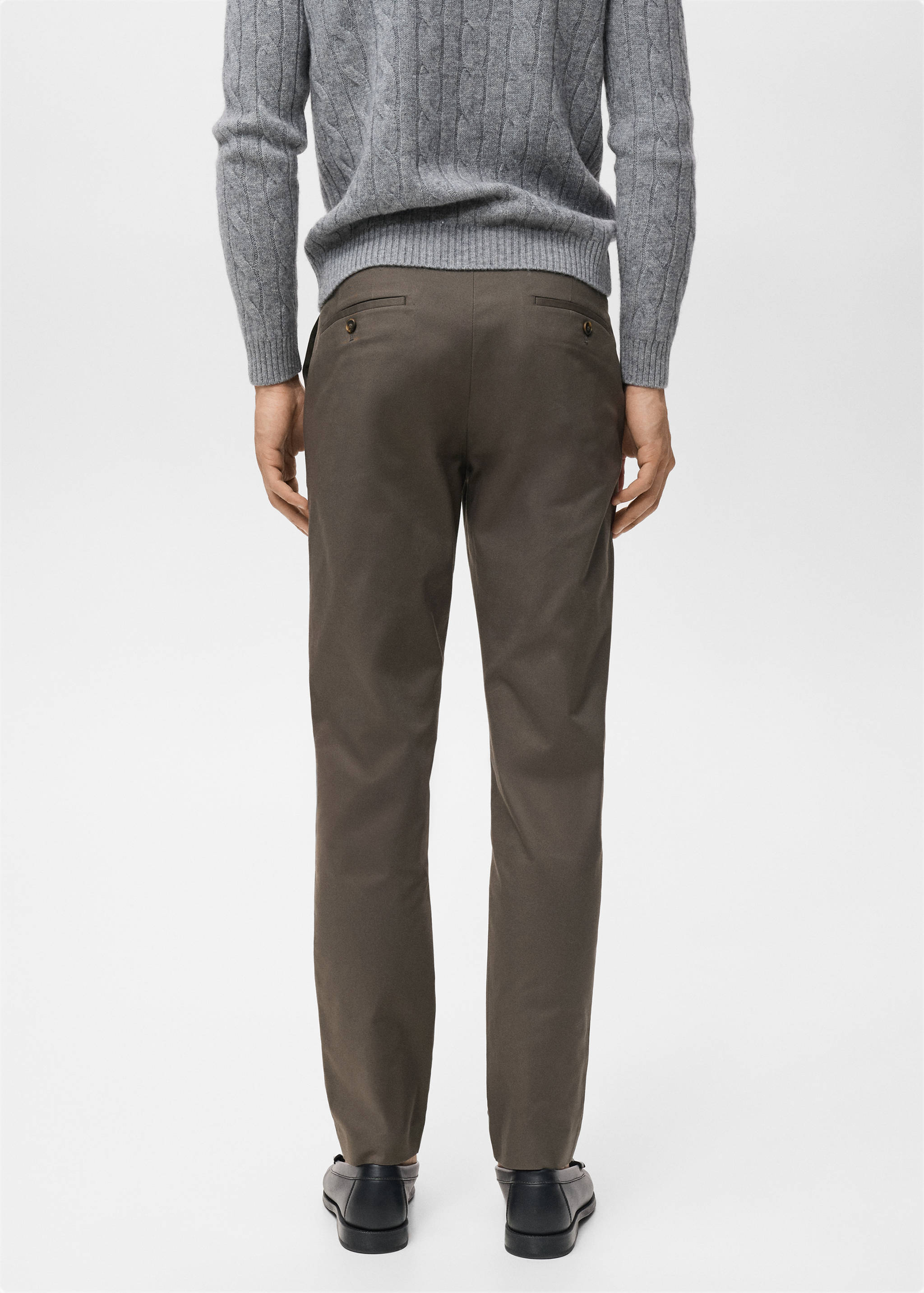 Dublino slim-fit chino trousers - Reverse of the article