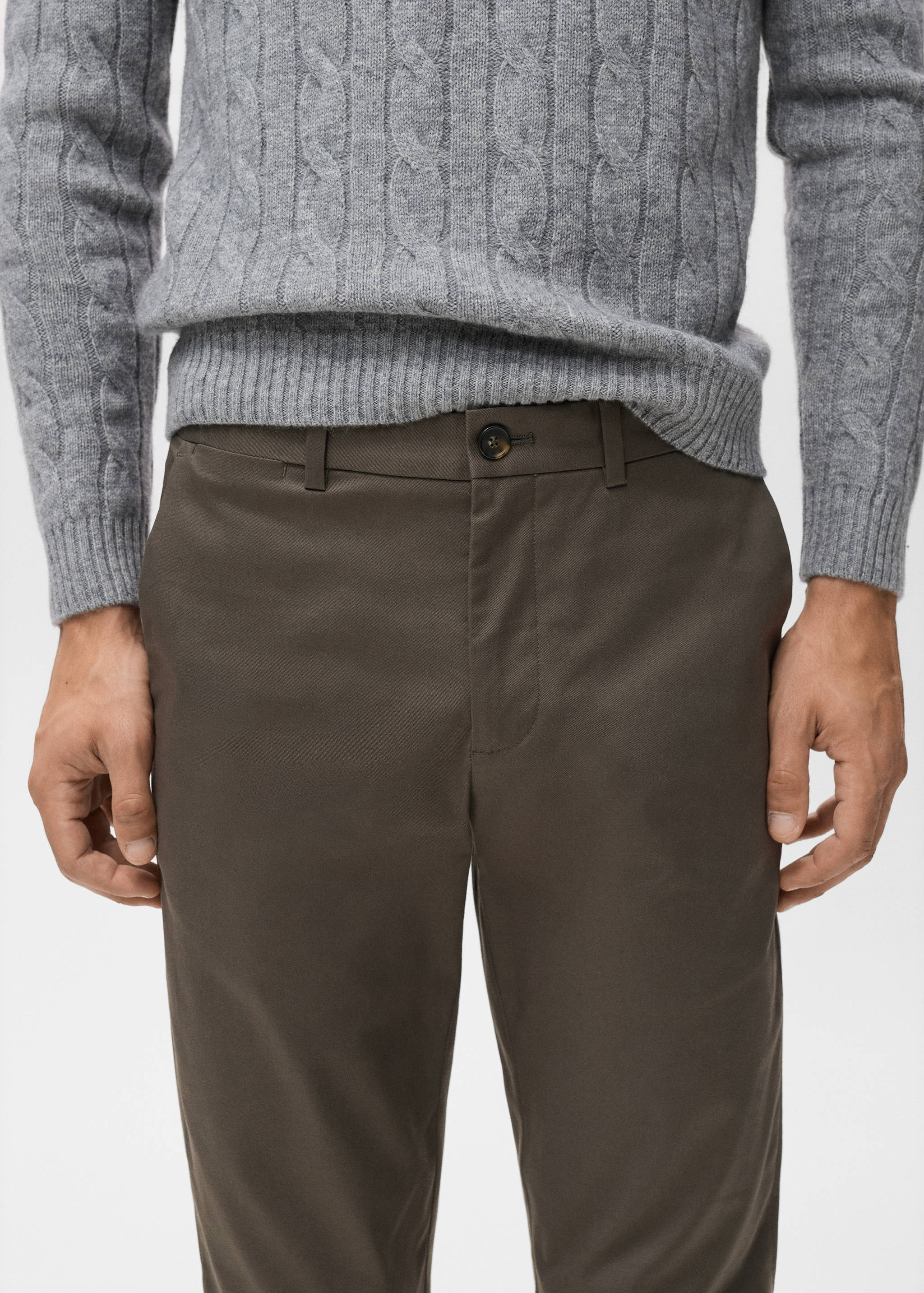 Dublino slim-fit chino trousers - Details of the article 1