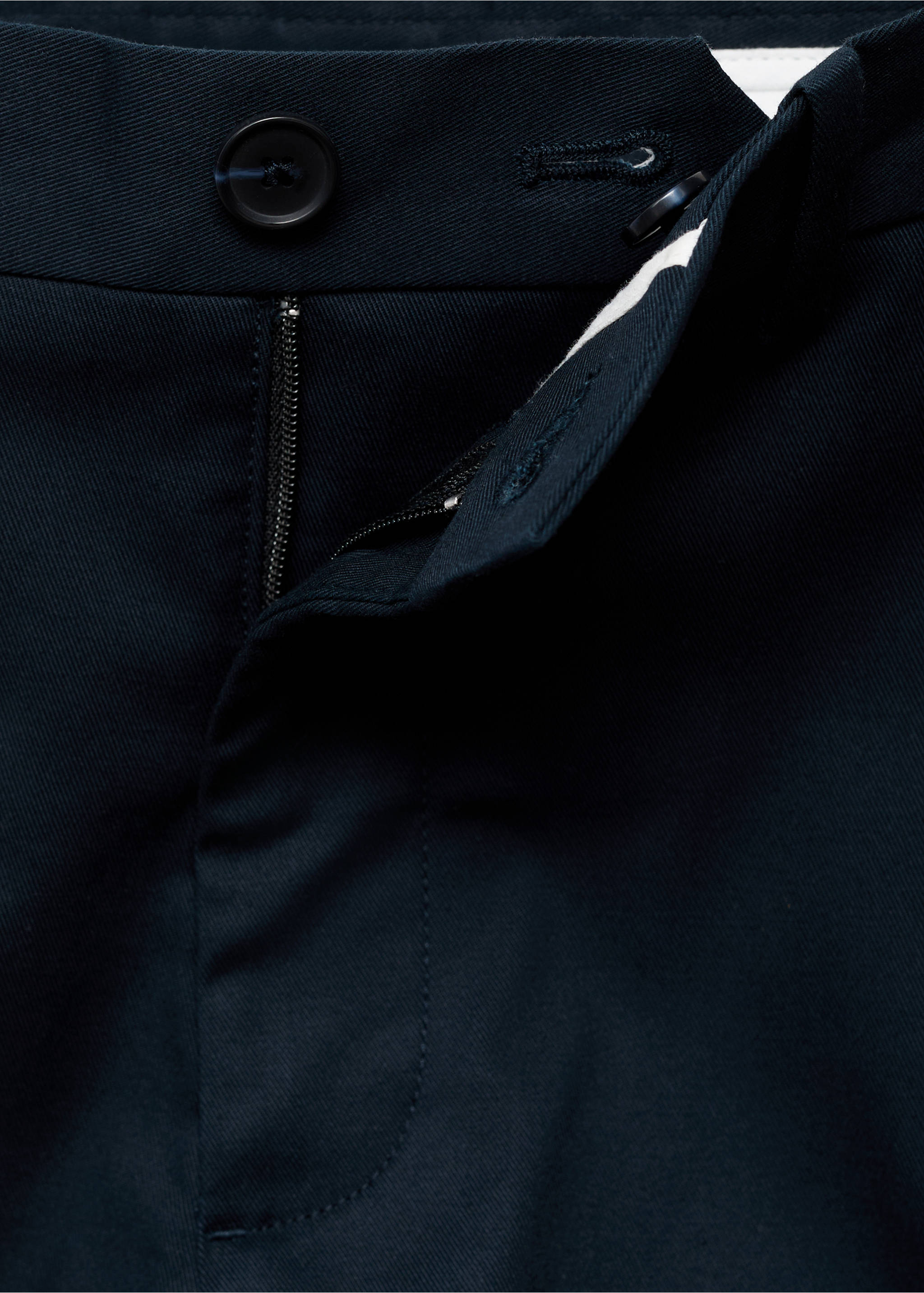Dublino slim-fit chino trousers - Details of the article 0, Night Blue. Ref: 17085973-00.