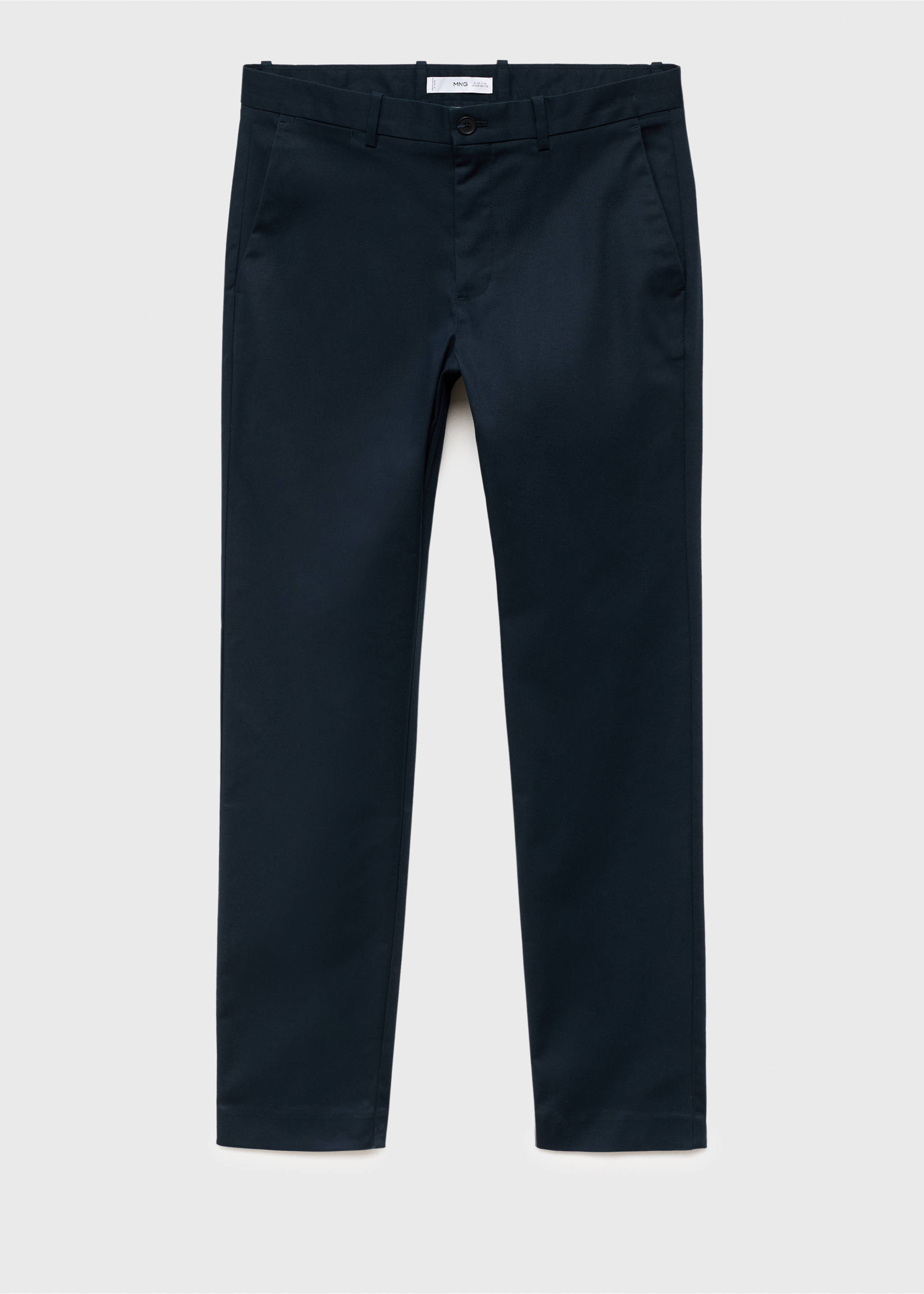 Dublino slim-fit chino trousers - Article without model, Night Blue. Ref: 17085973-00.
