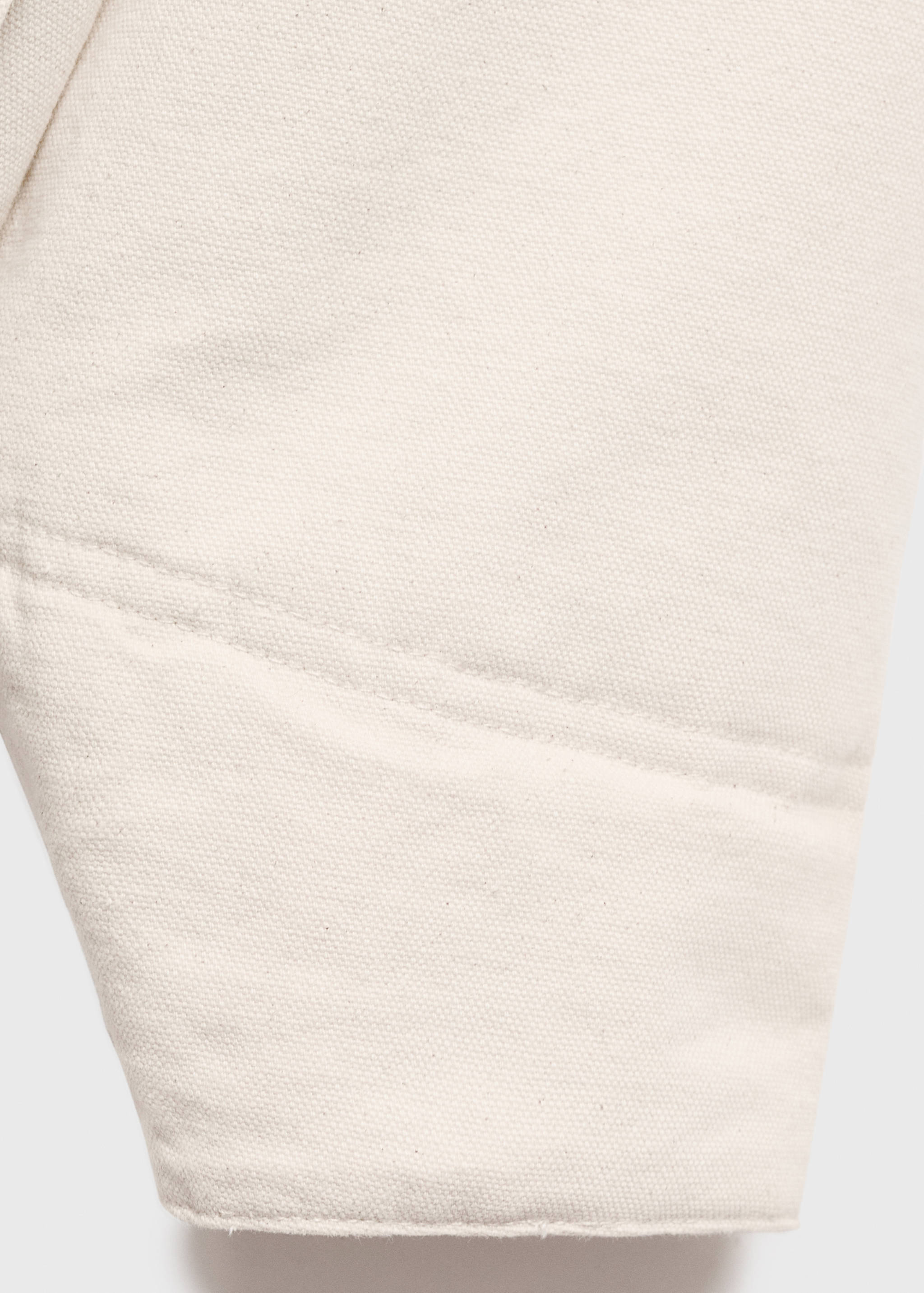 Parka en jean avec col en velours côtelé - Détail de l'article 0