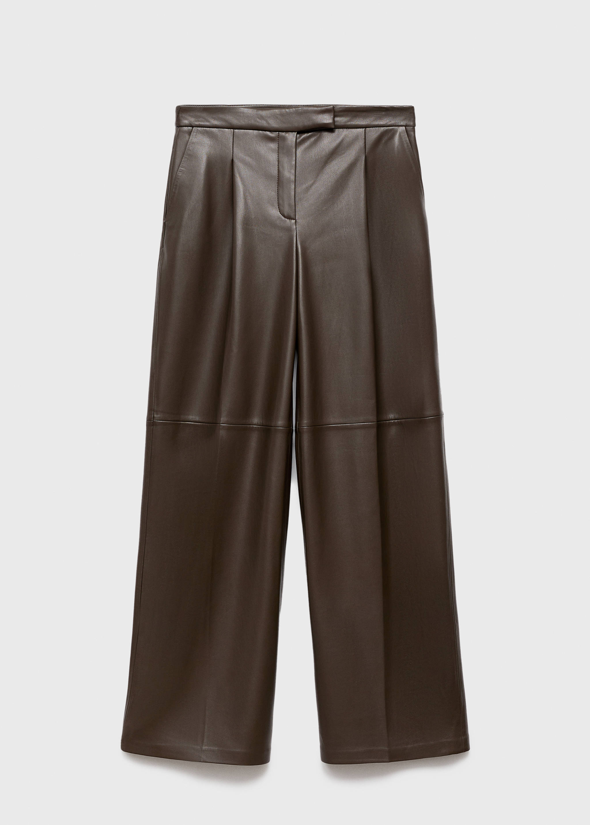 Pantalón wide leg efecto piel - Artículo sin modelo