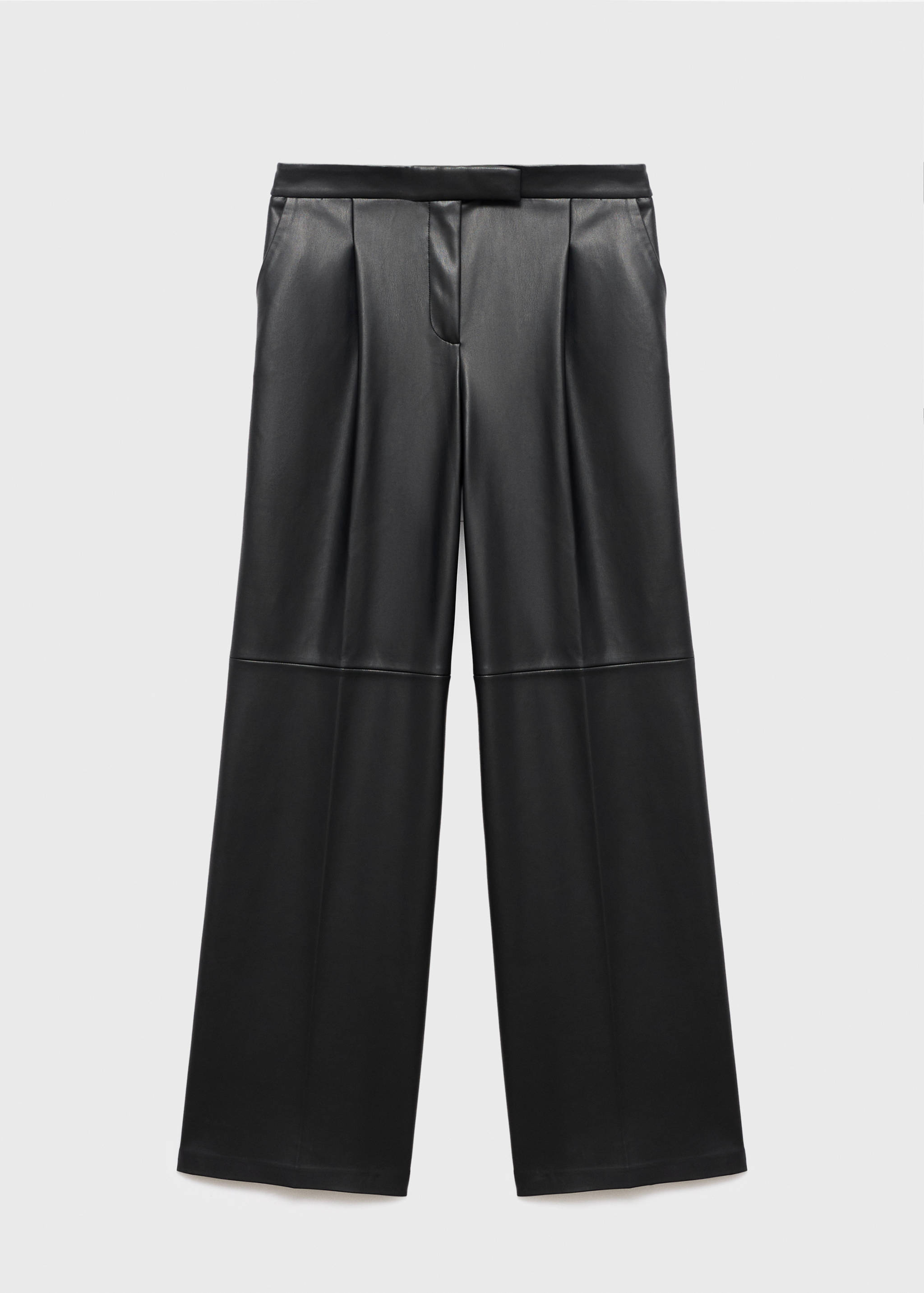 Pantalón wide leg efecto piel - Artículo sin modelo
