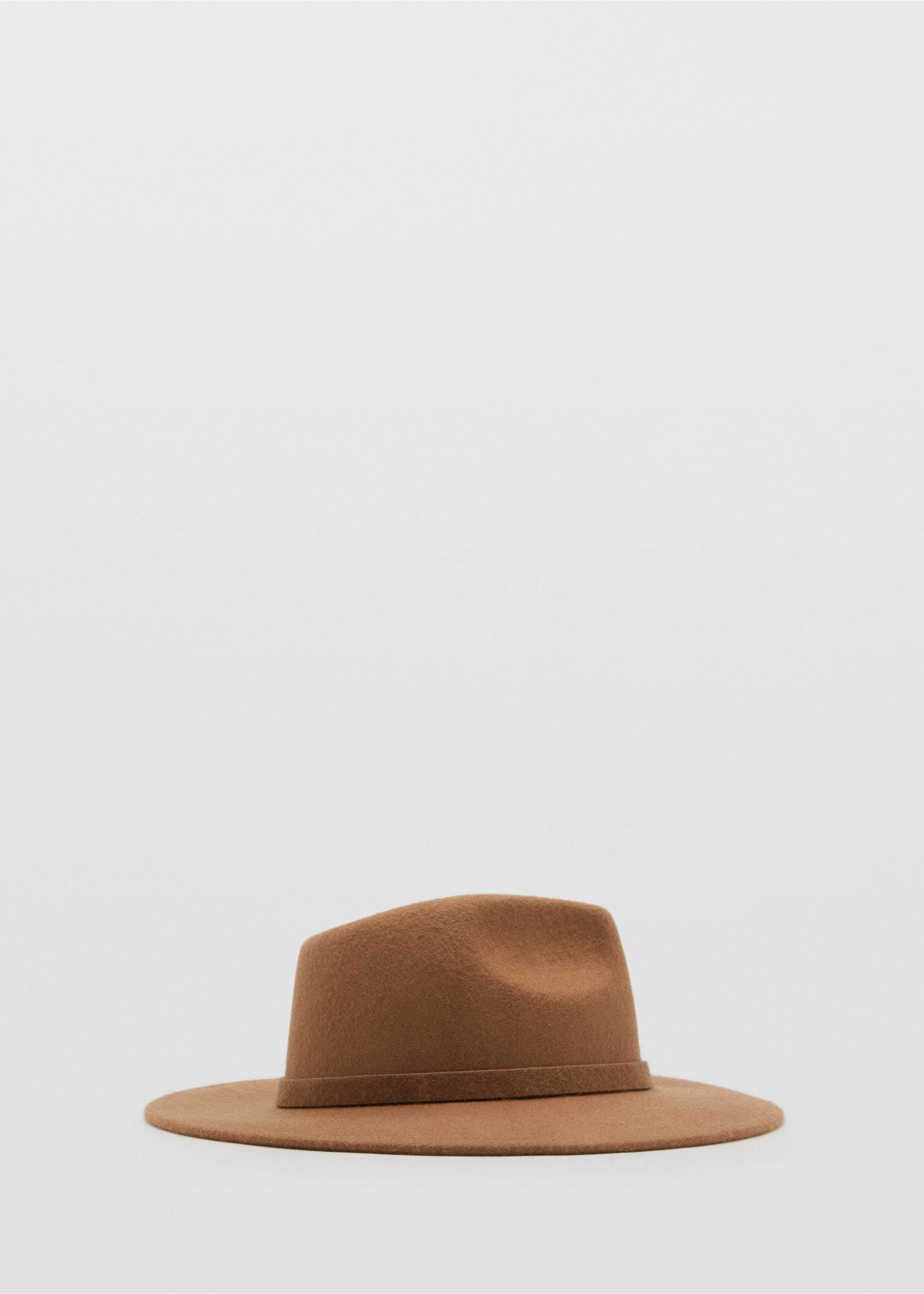 100% wool hat - Article without model, Medium Brown. Ref: 17085987-00.