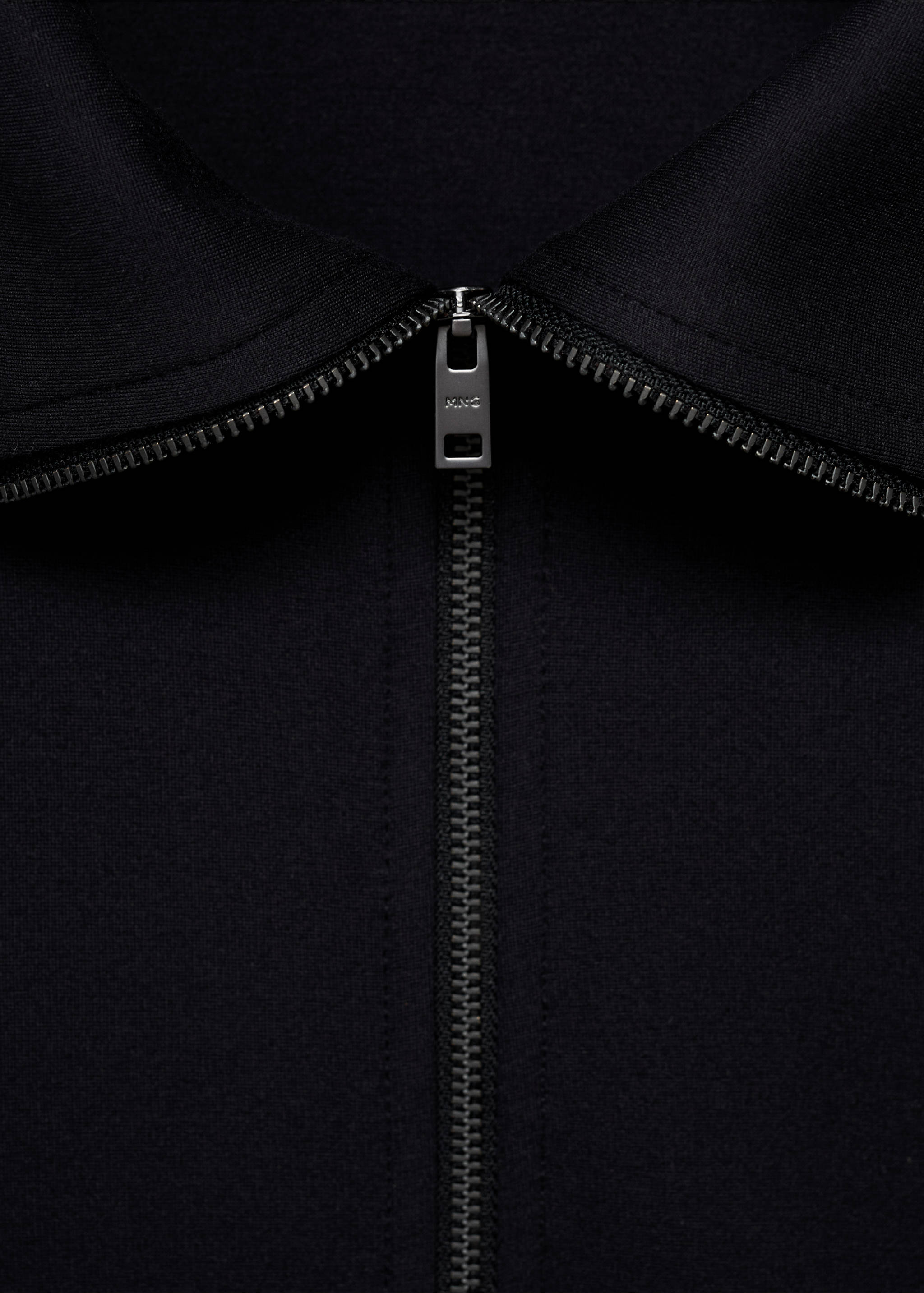 Regular-fit zip-up hoodie - Details of the article 8, Navy. Ref: 17085988-00.