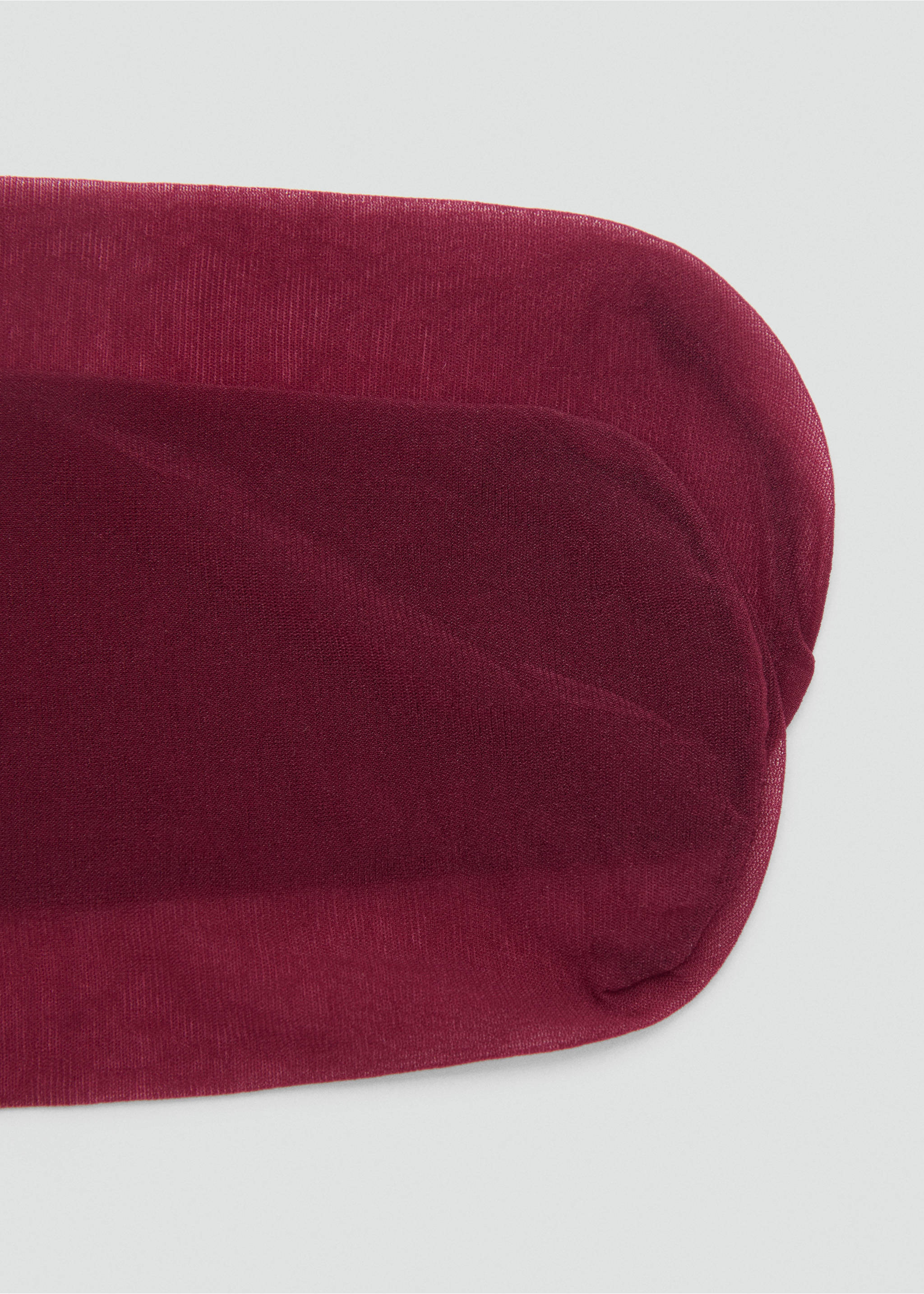 Thin veiled tights - Medium plane, Maroon. Ref: 17085991-00.