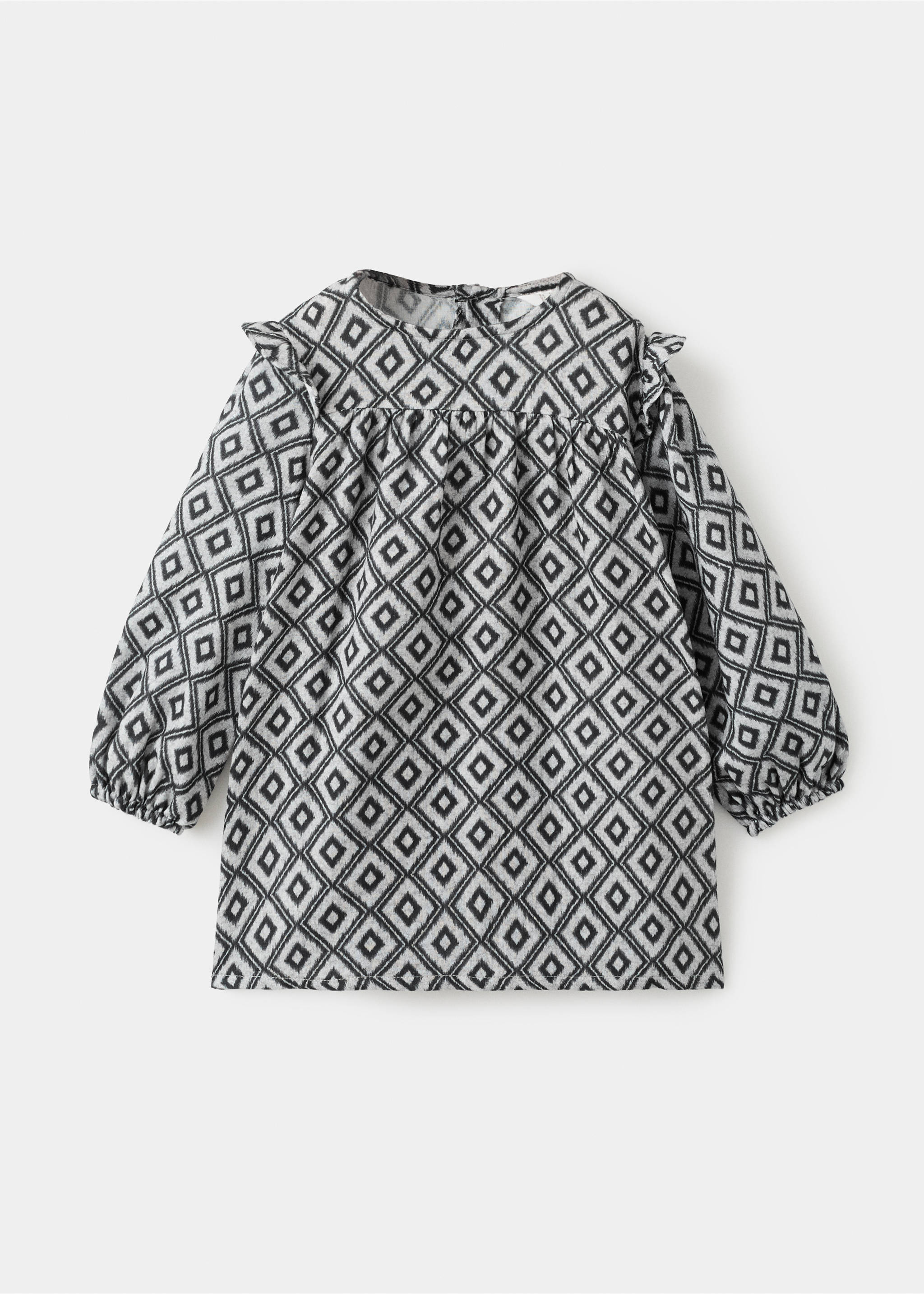 Ethnic print dress - Article without model, Black. Ref: 17086335-00.