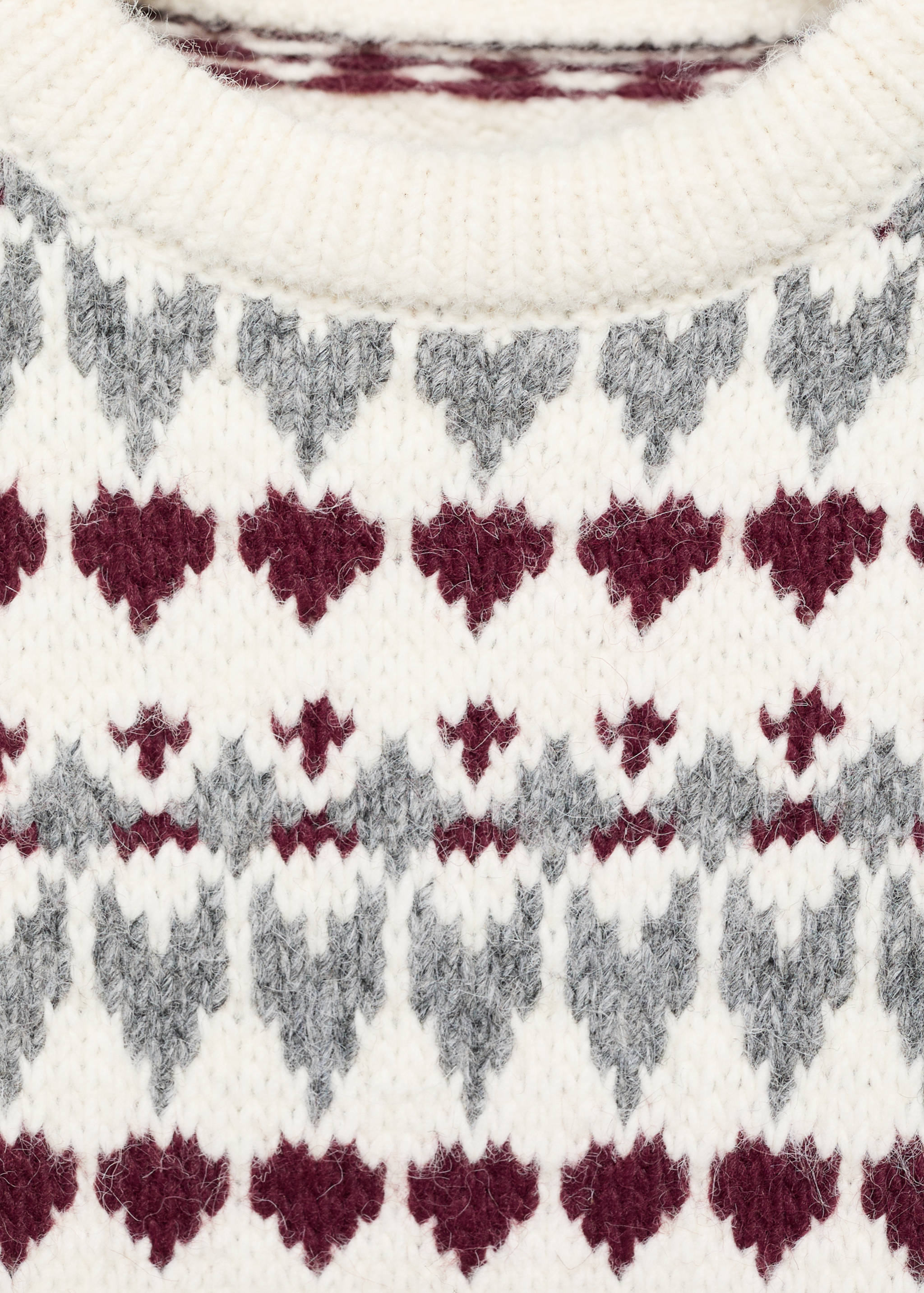 Gebreid gilet met hartjes - Detail van het artikel 0