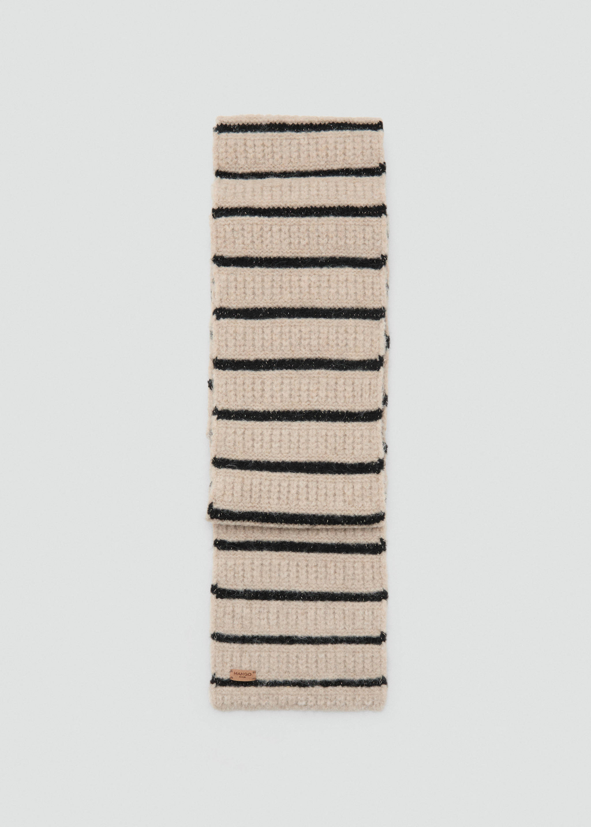 Úpletová šála s proužky - Zboží bez modelu