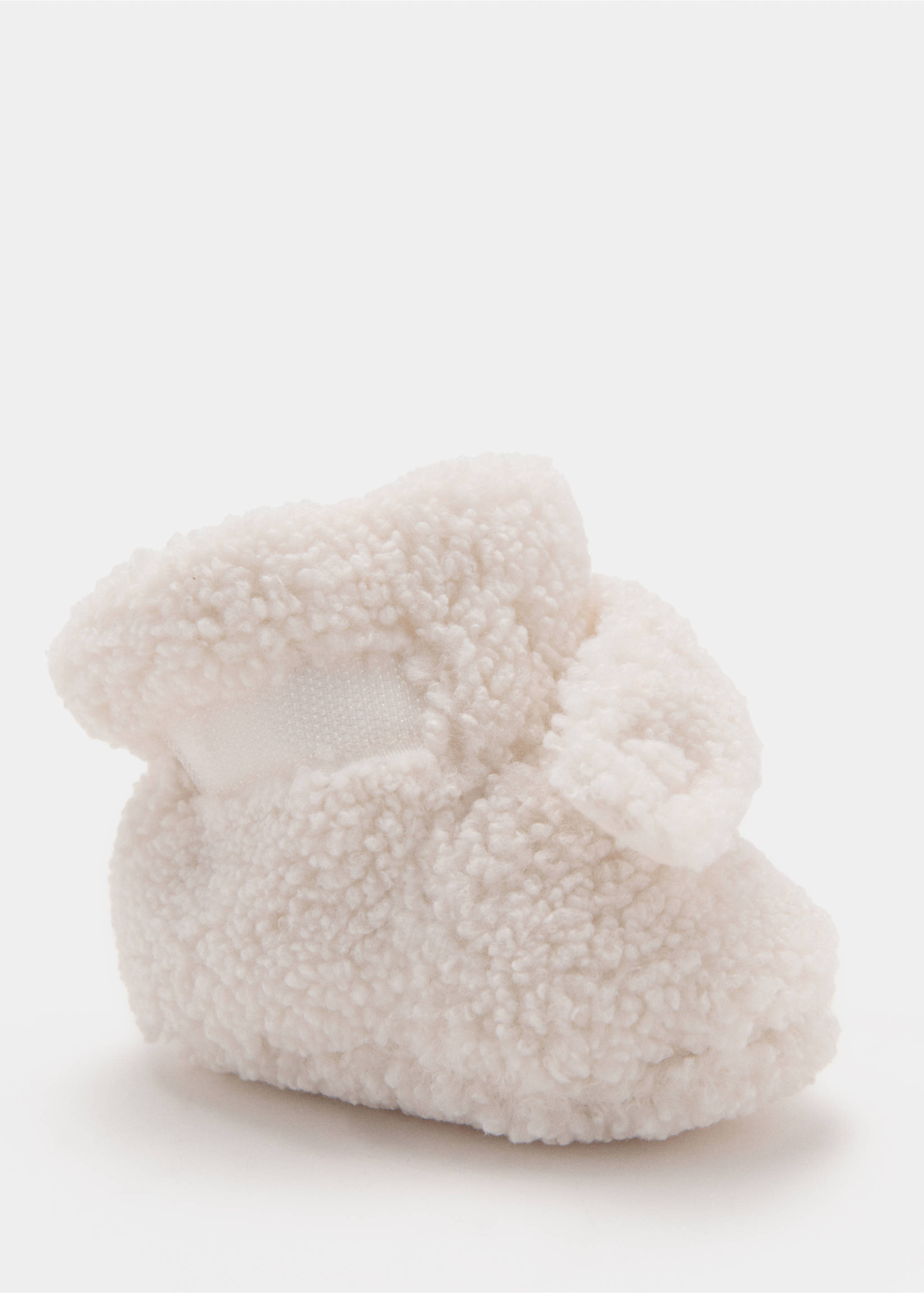 Shearling booties - Details of the article 0, Ecru. Ref: 17086347-00.