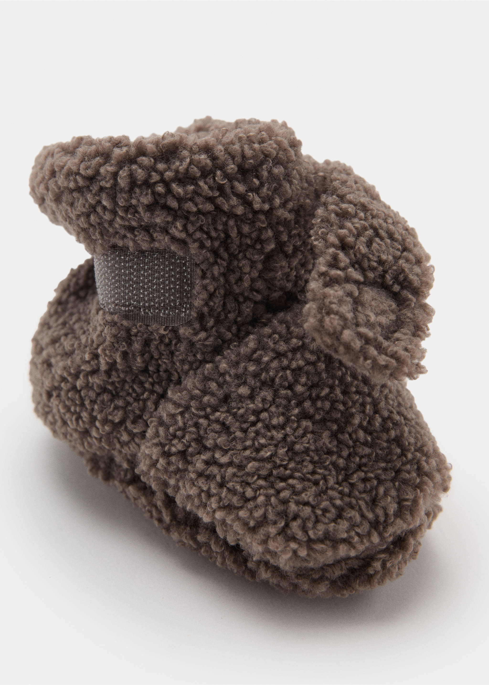Shearling booties - Details of the article 0, Chocolate. Ref: 17086347-00.