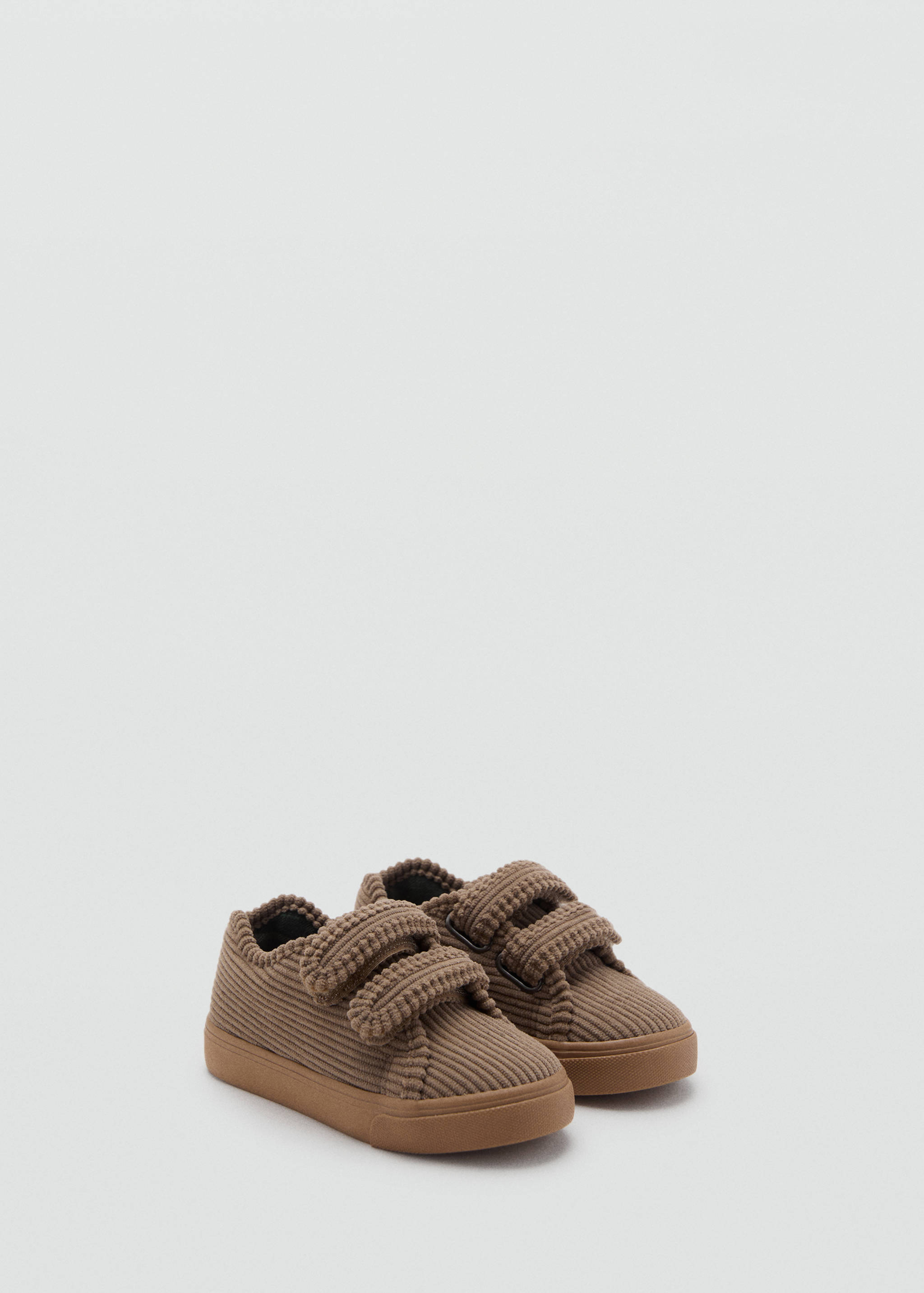 Velcro corduroy trainers - Medium plane