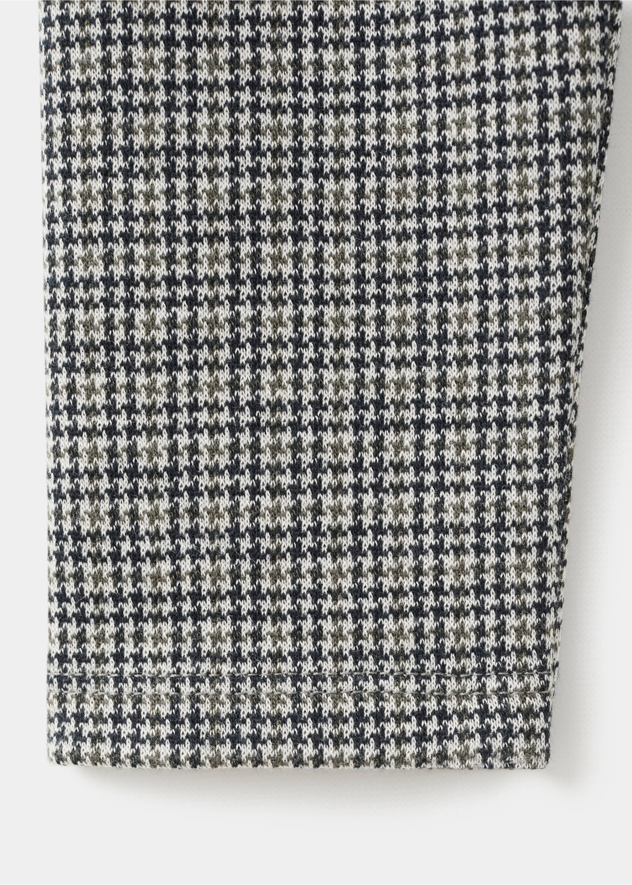 Houndstooth leggings - Details of the article 8, Brown. Ref: 17086355-00.