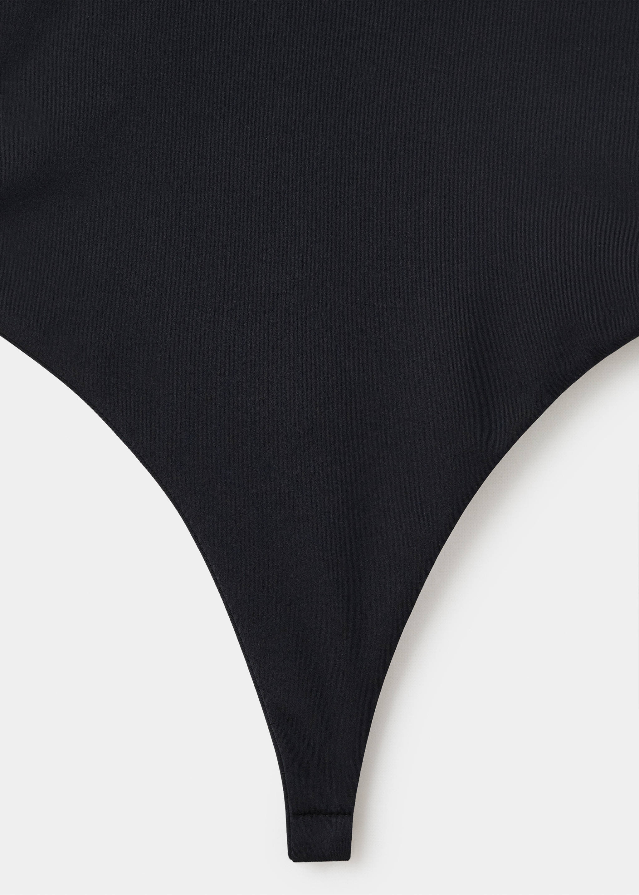 Body mit ausgeschnittenem Dekolleté - Detail des Artikels 8, Schwarz. Ref: 17086358-00.