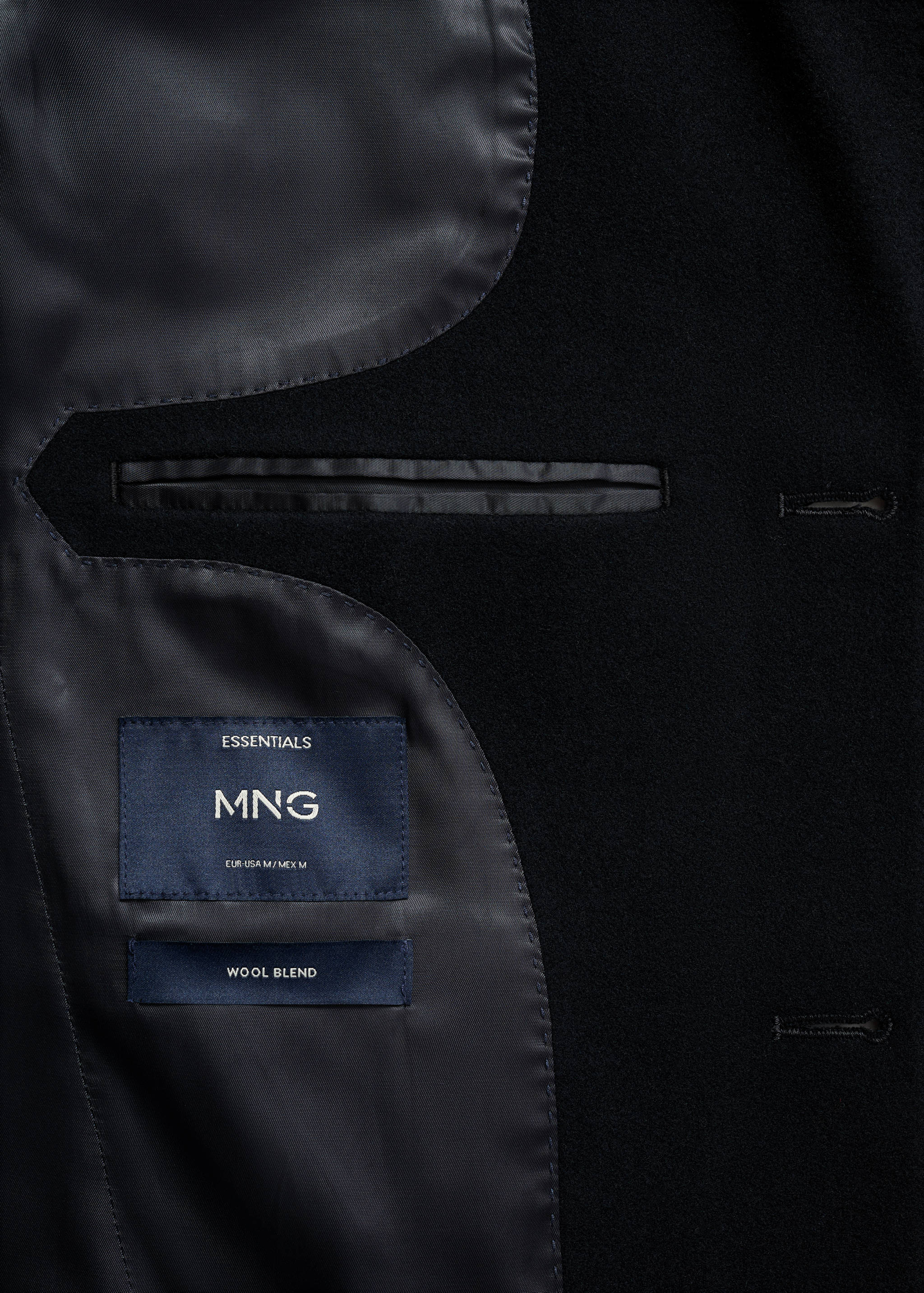 Manteau long en laine - Détail de l'article 0