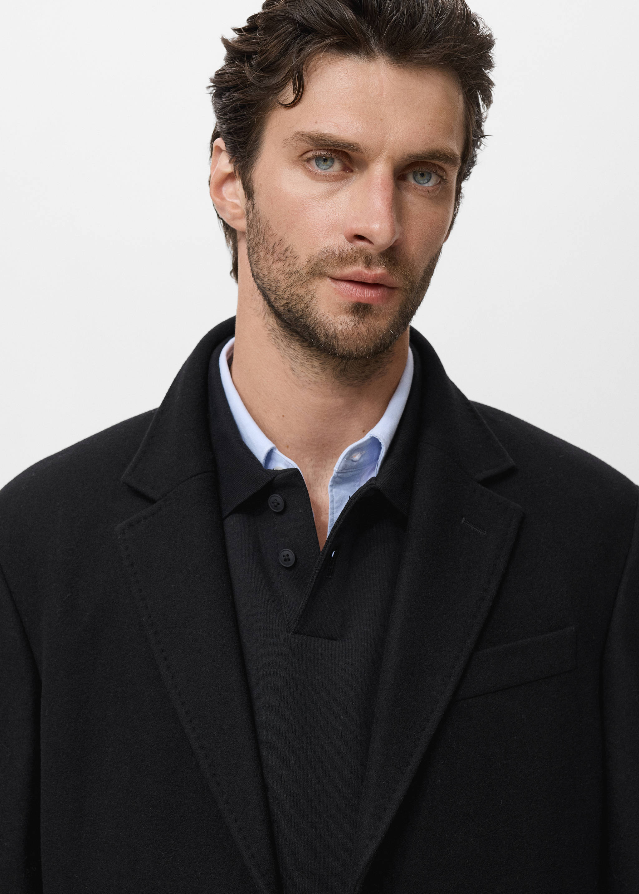 Manteau long en laine - Détail de l'article 1