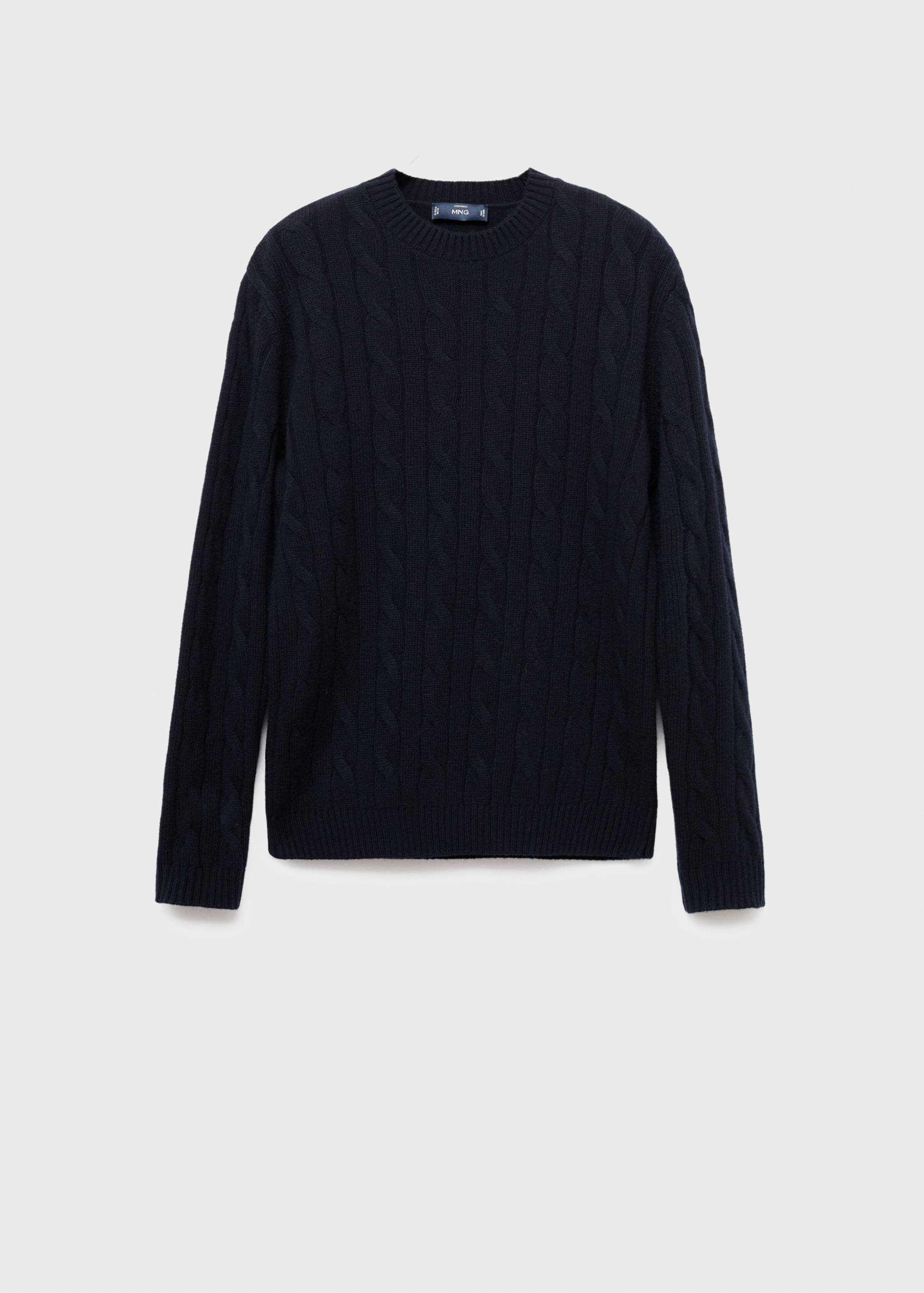 100% wool braided sweater - Article without model