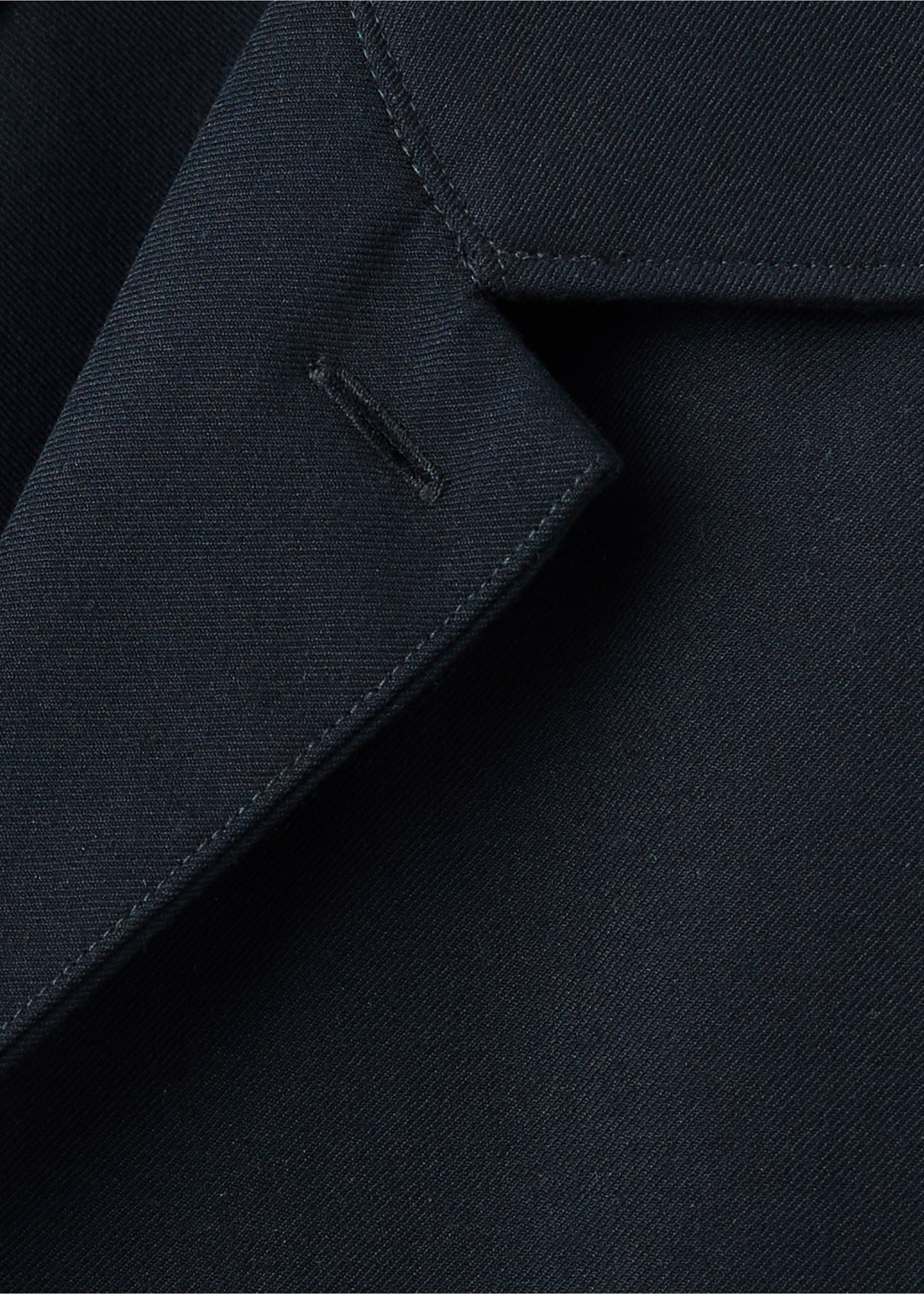 Regular-fit overshirt with pocket - Details of the article 8, Dark Navy. Ref: 17086726-00.