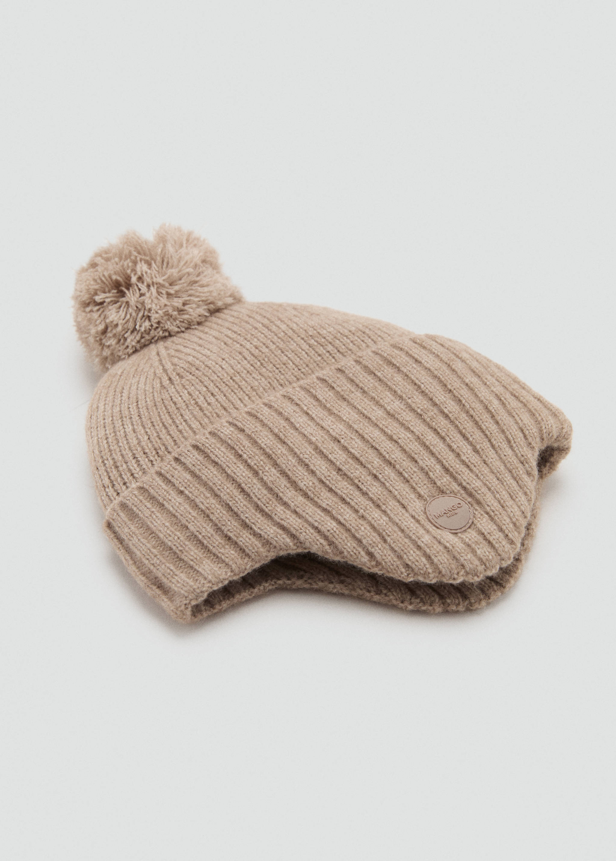 Knitted bobble hat - Medium plane