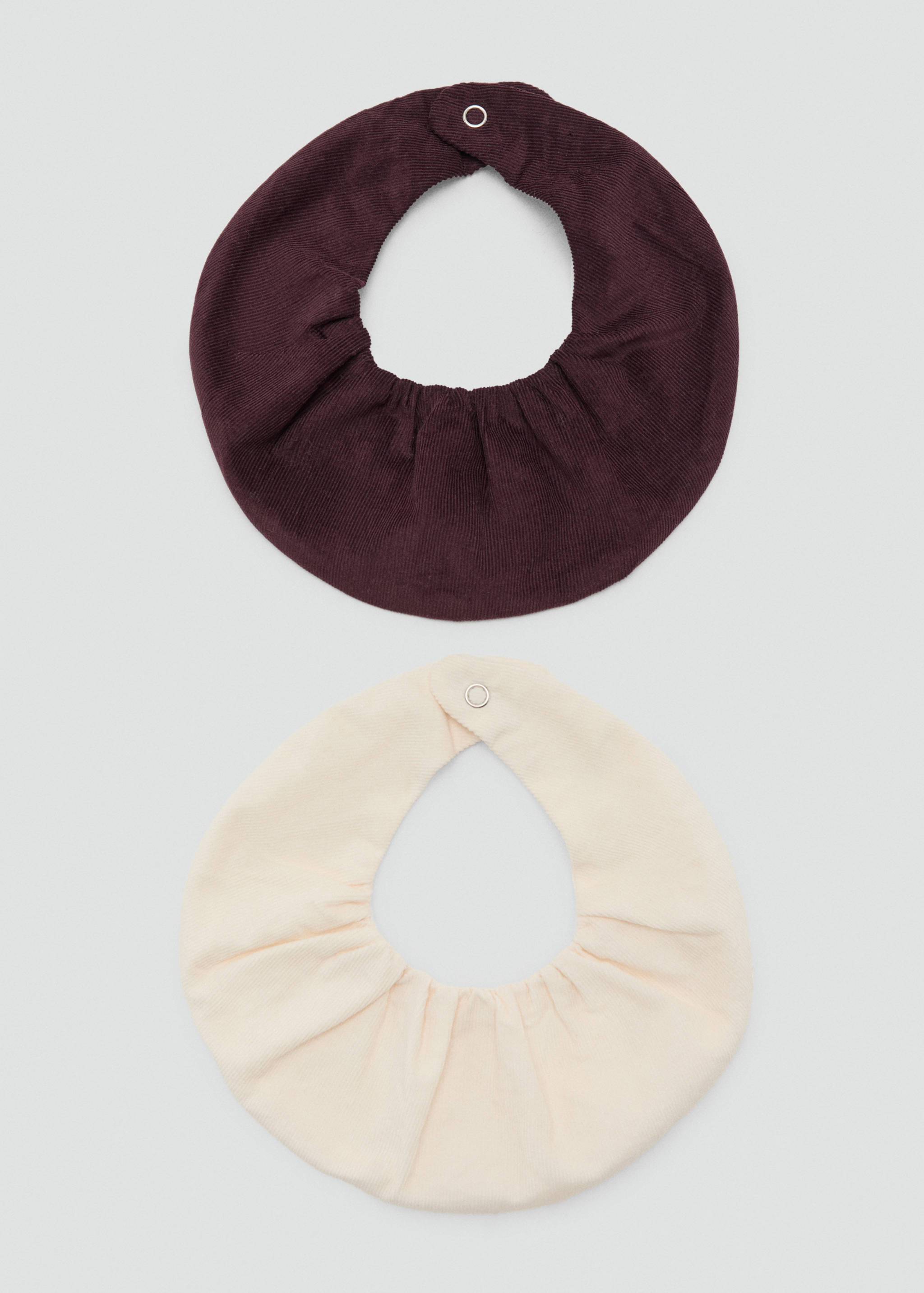 2er Pack Cord-Babylätzchen - Artikel ohne Model
