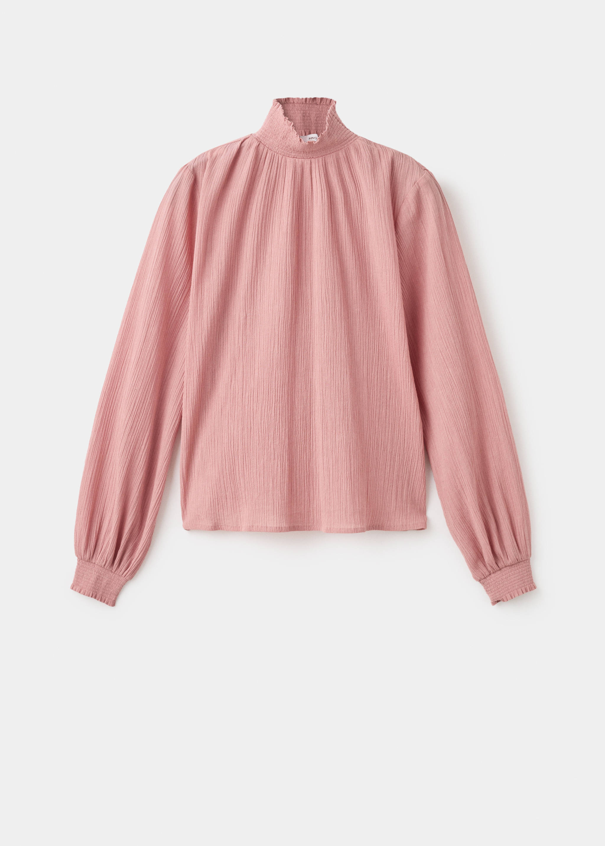 Blouse col montant froncé - Article sans modèle