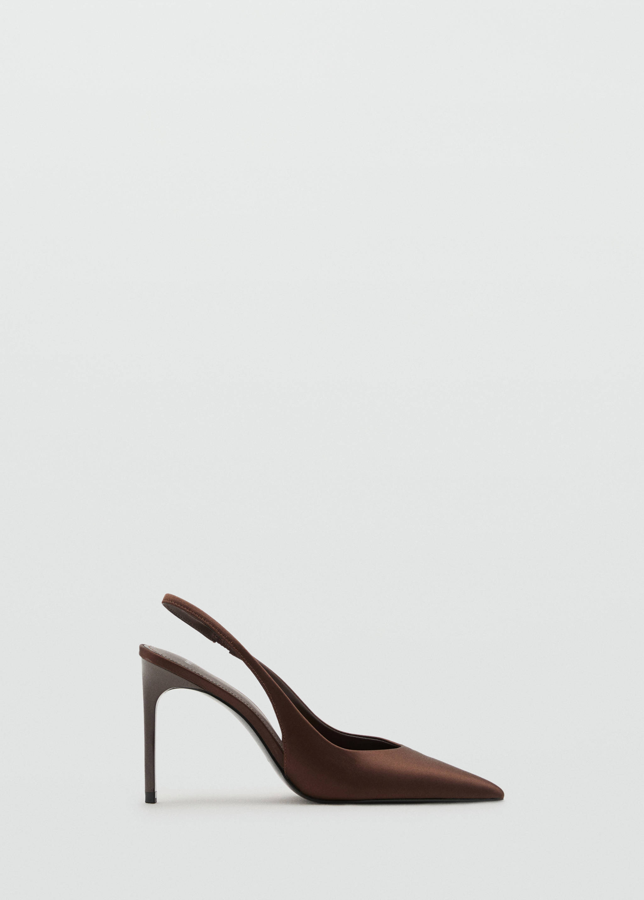 Pumps i satin - Artikel utan modell