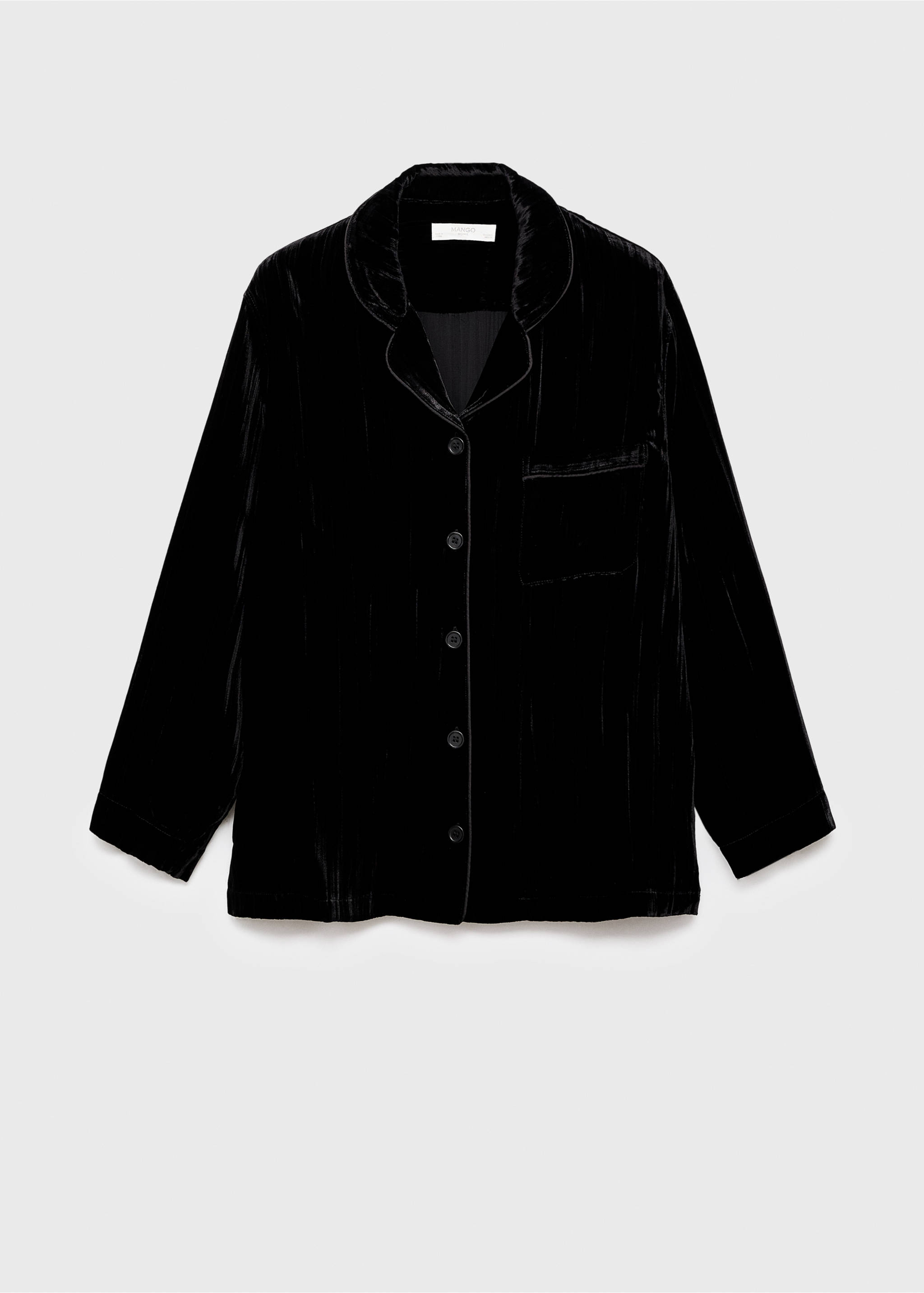 Camisa velvet seda - Article sense model, Gris. Ref: 17087129-00.