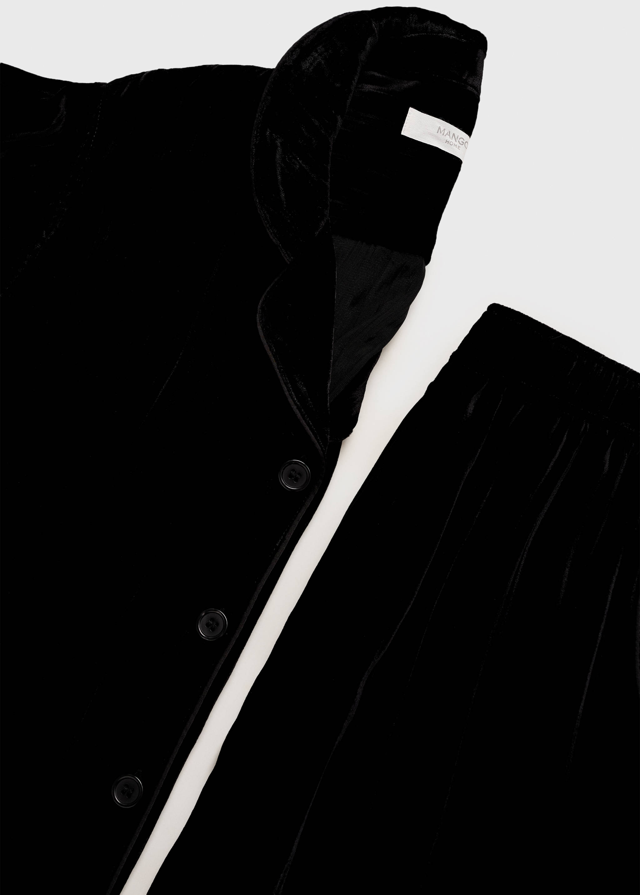 Silk velvet shirt - Details of the article 0