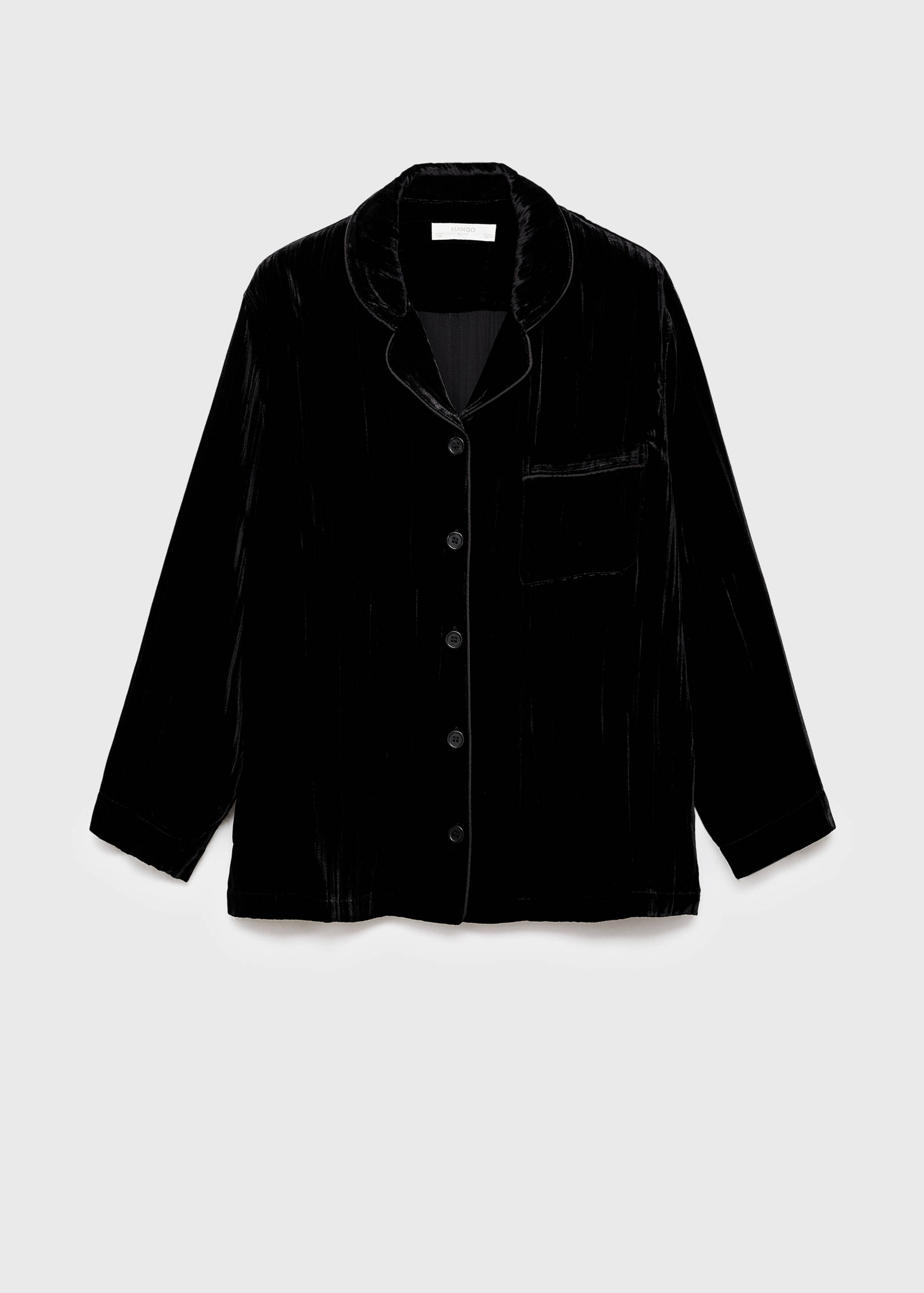 Camisa velvet seda - Article sense model