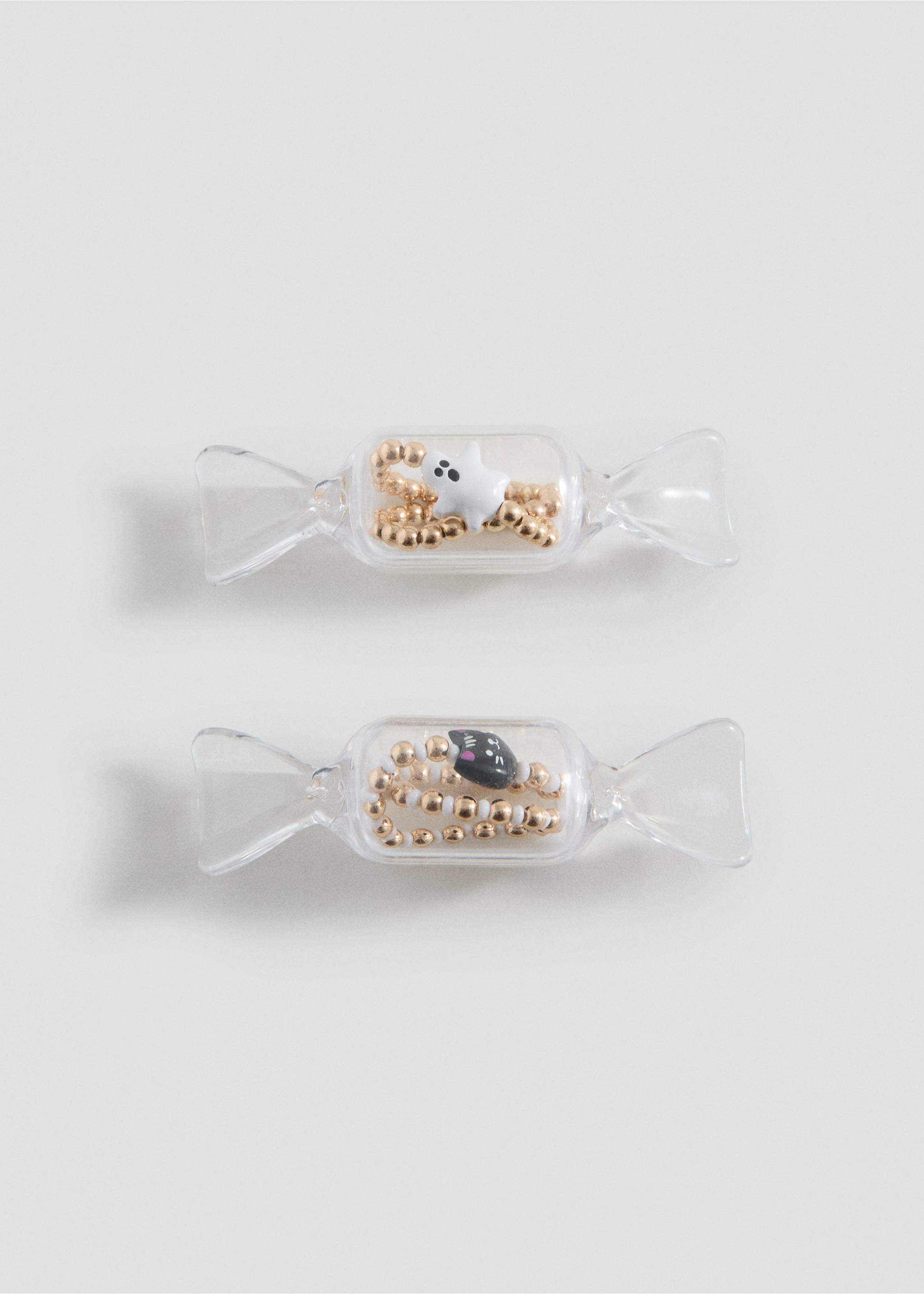 Pack of 2 wristbands - Details of the article 1, Gold. Ref: 17087133-00.