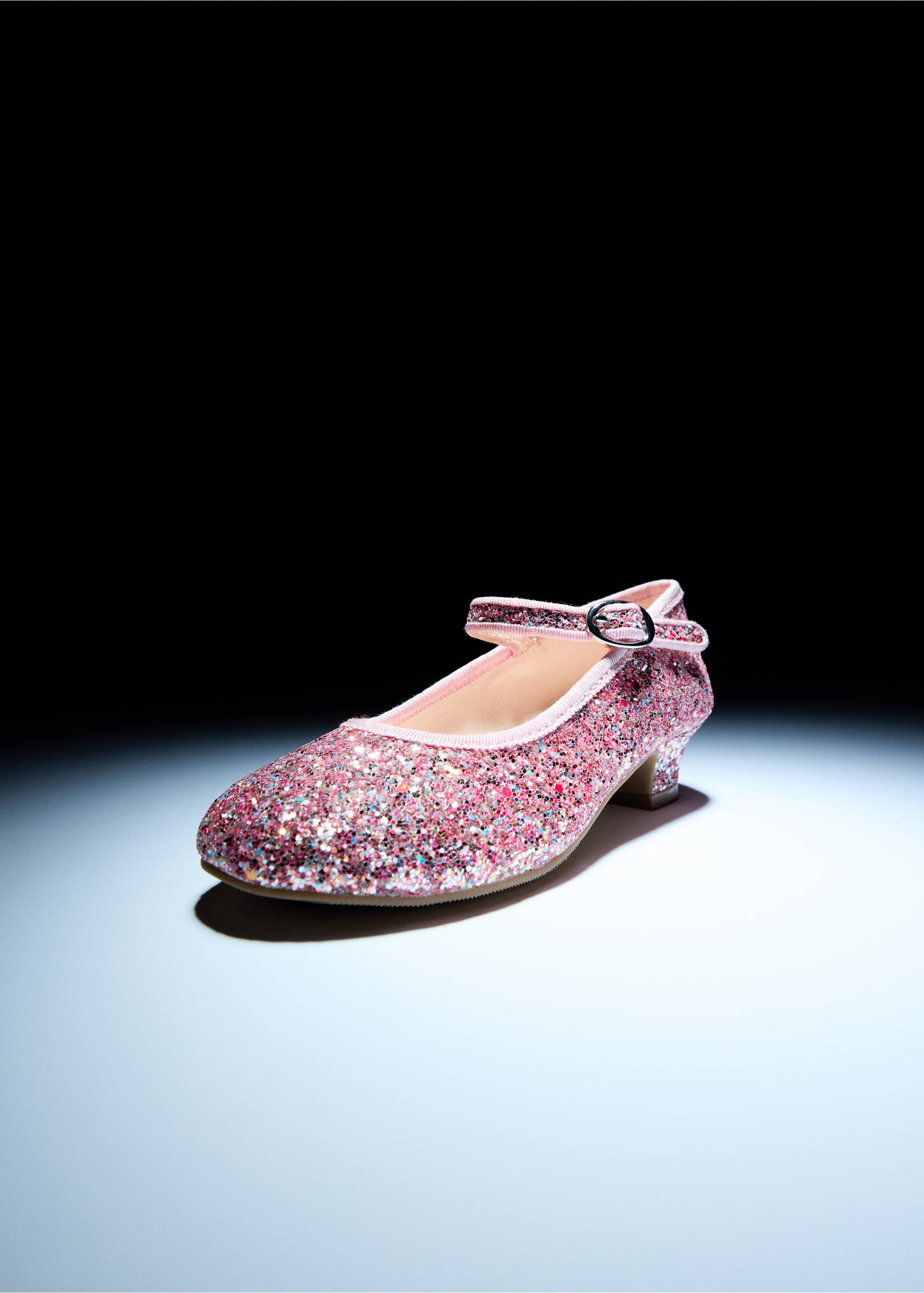 Chaussures à talon paillettes - Détail de l'article 7, Rose pâle. Ref: 17087136-00.