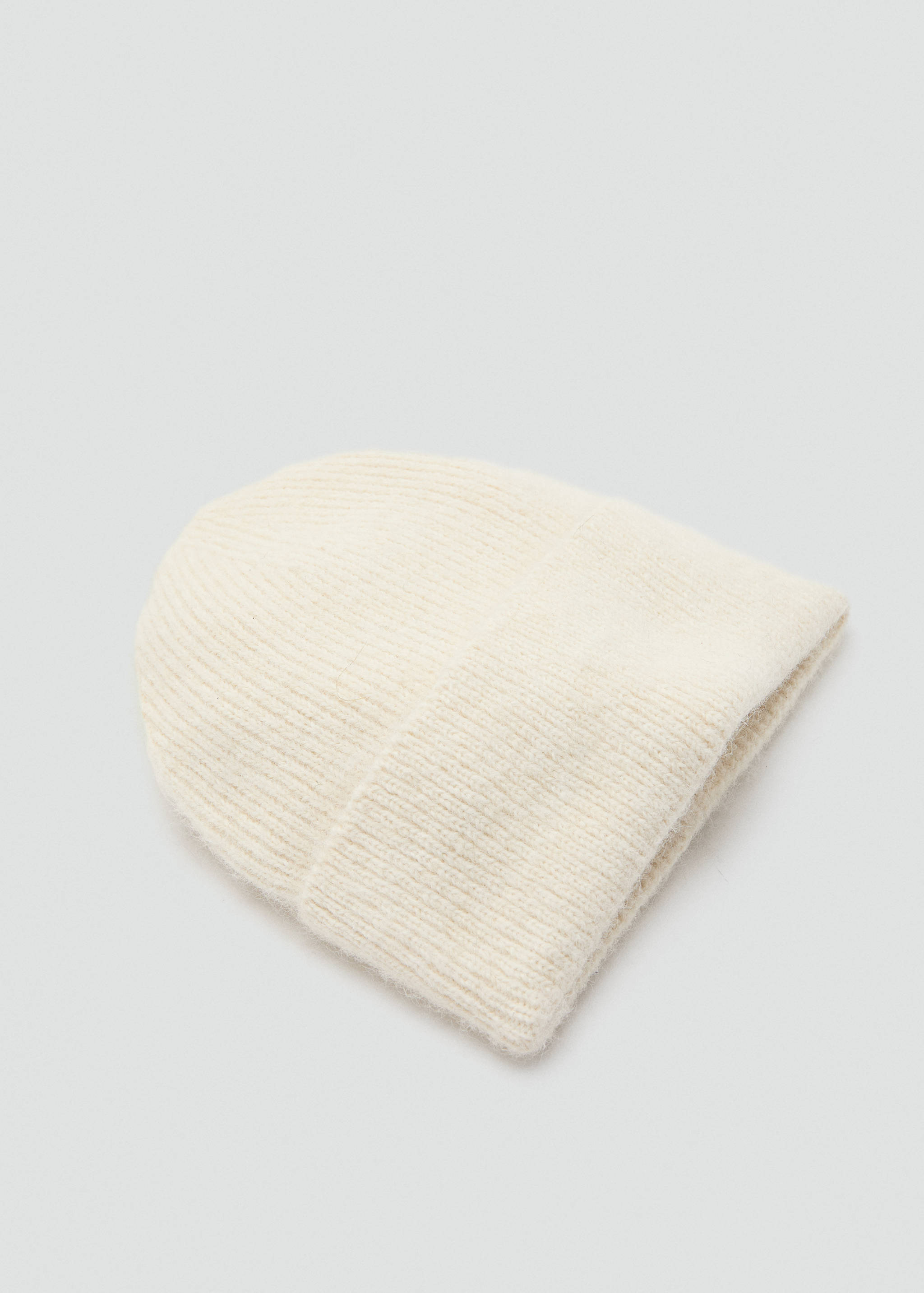 Rib-knit cap - Medium plane