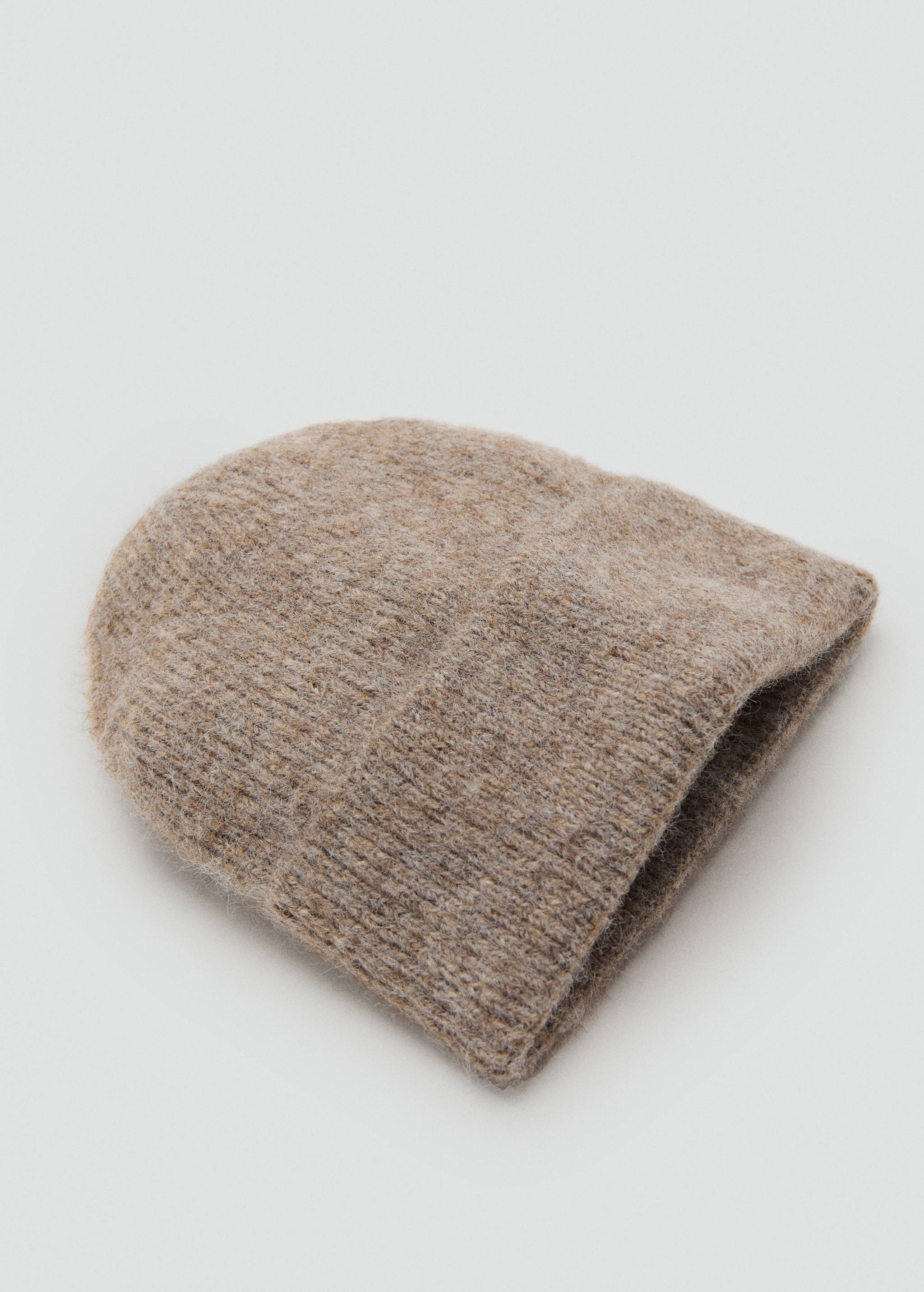 Rib-knit cap - Medium plane