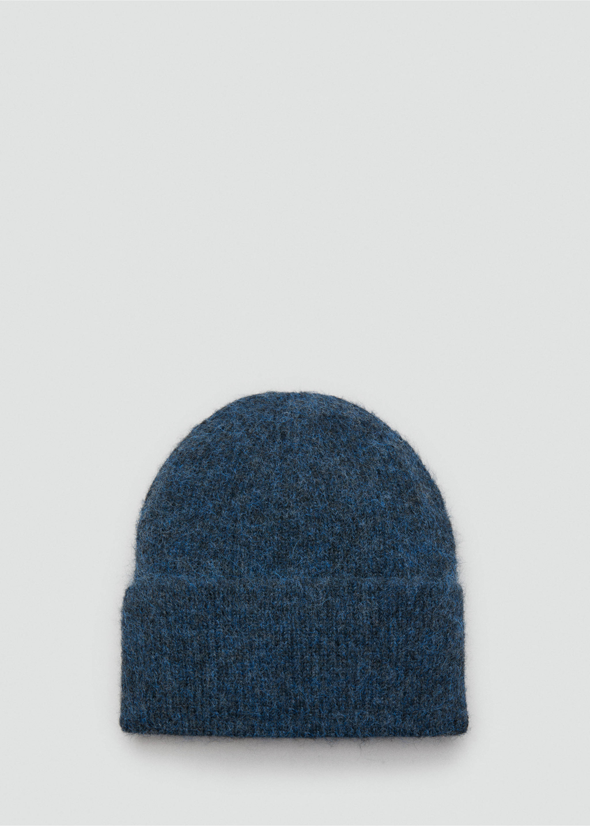 Rib-knit cap - Article without model, Navy. Ref: 17087764-00.