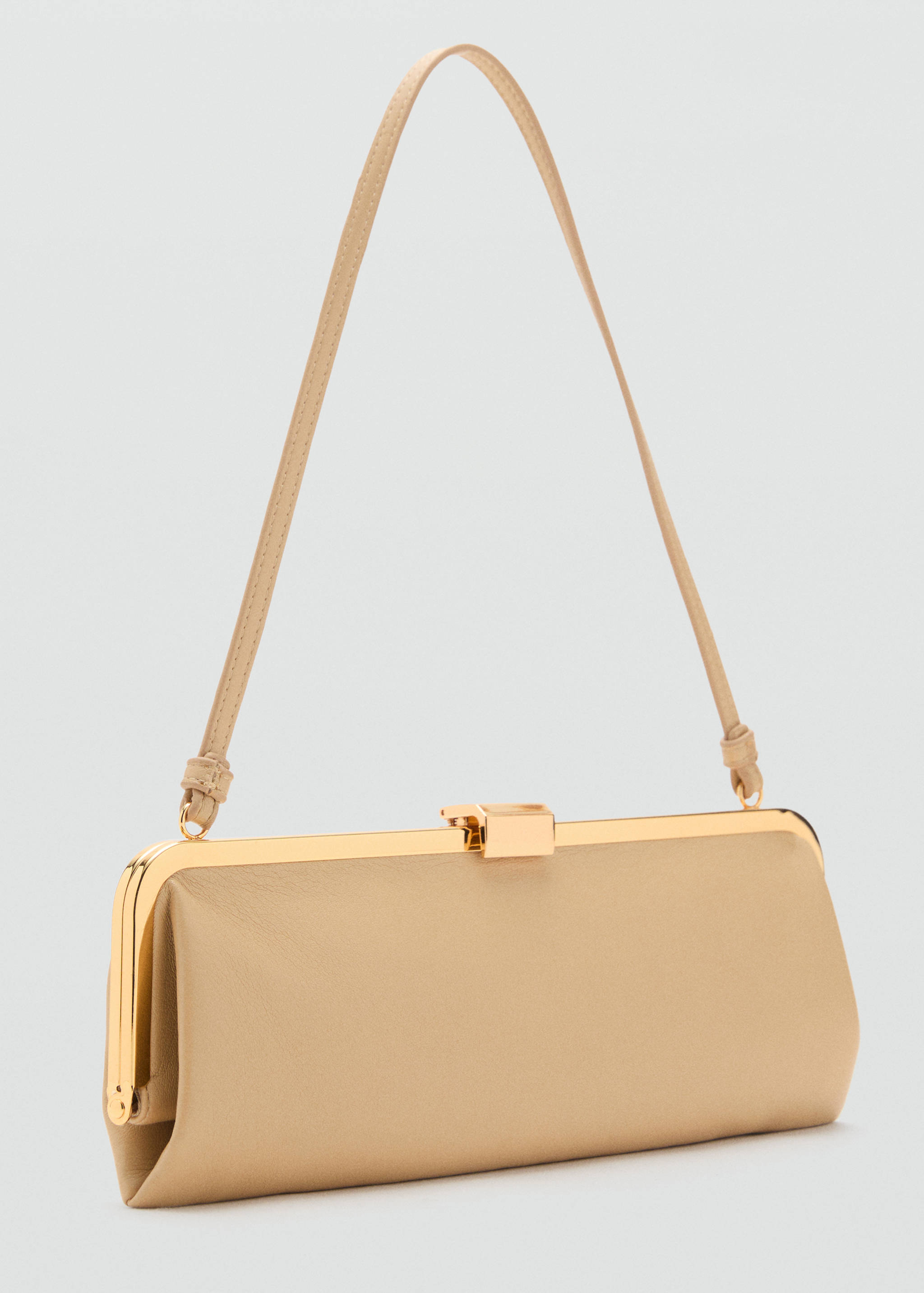 Metallic clutch handbag - Medium plane