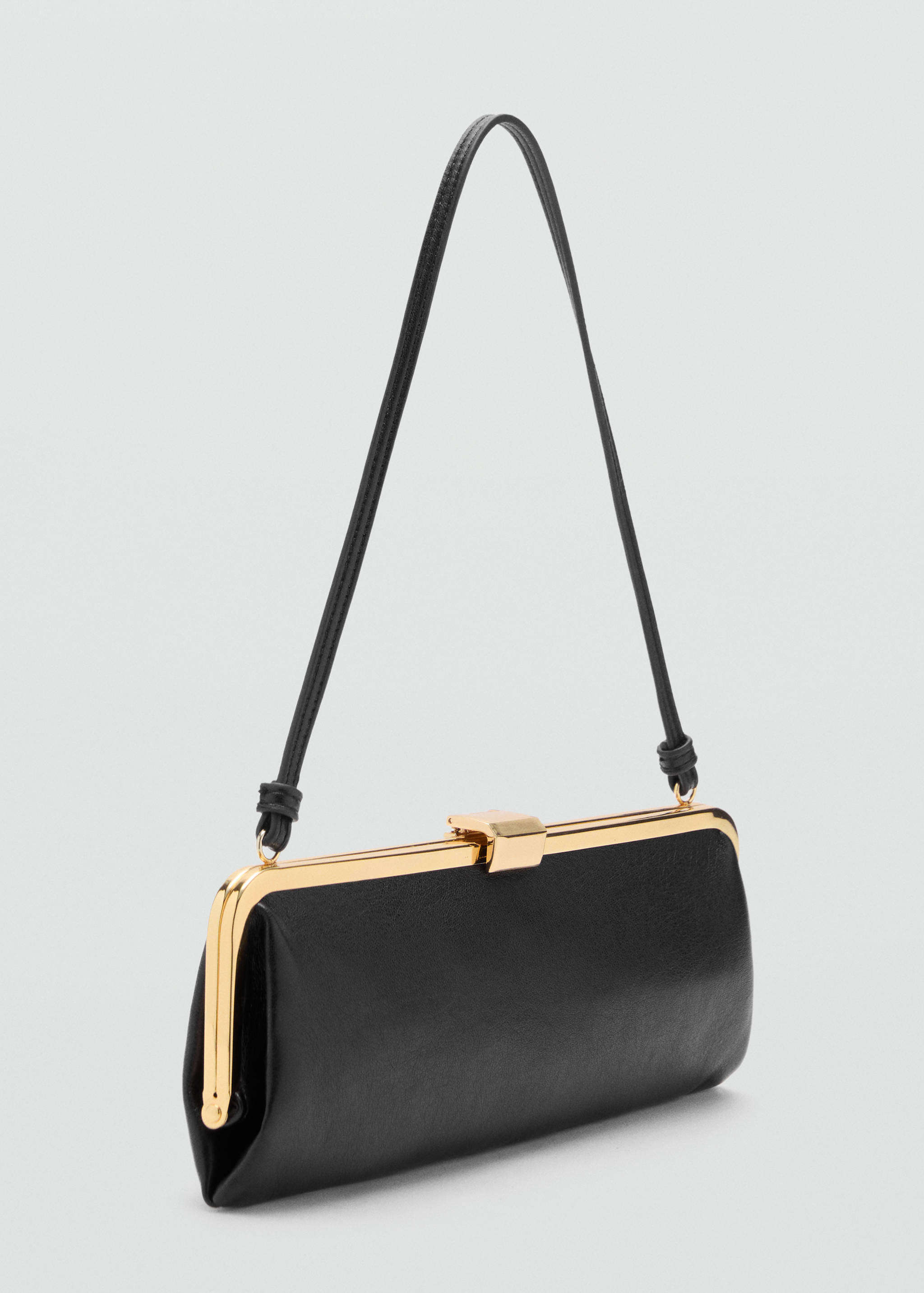 Metallic clutch handbag - Medium plane