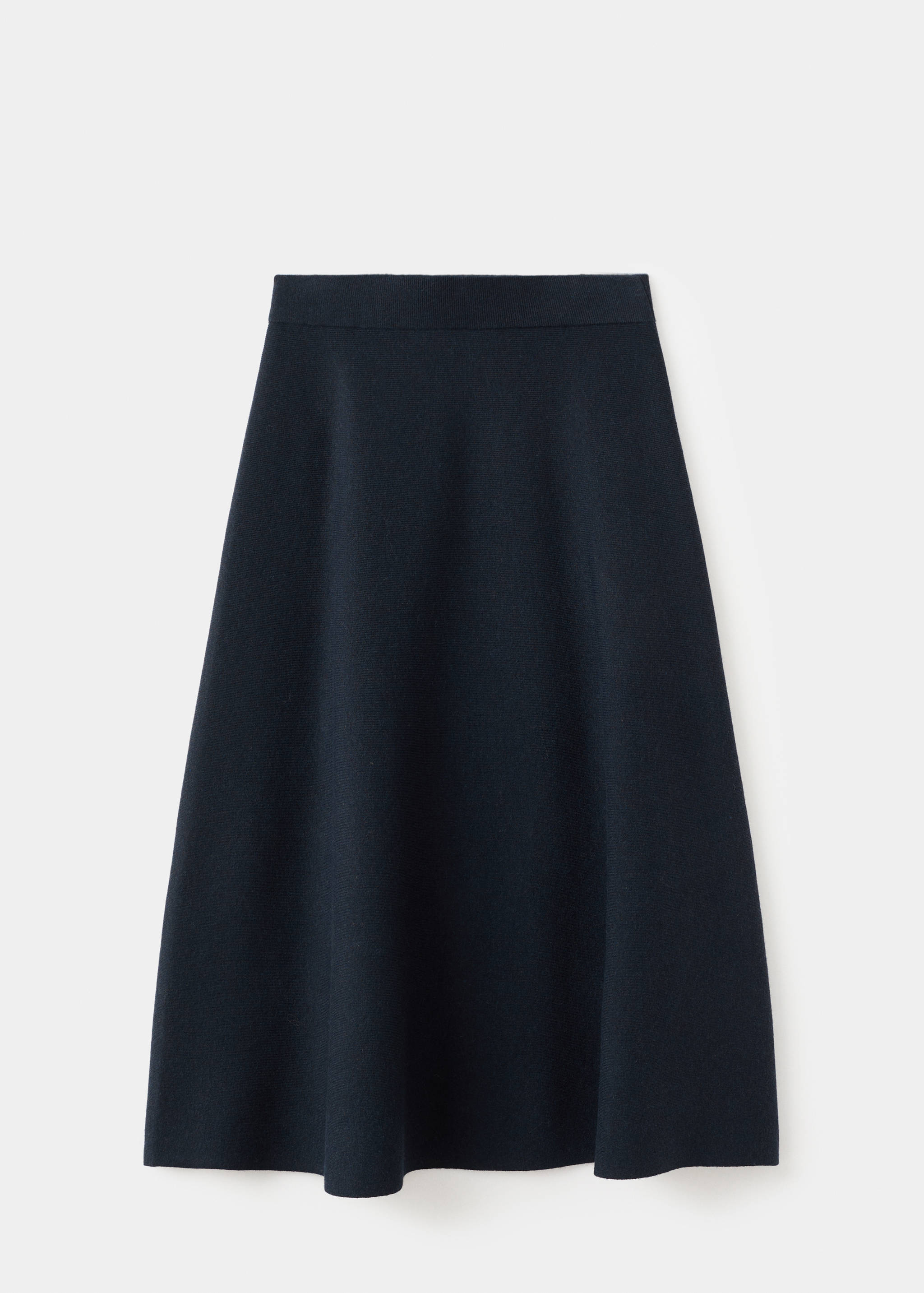 Wool-blend knitted skirt - Article without model