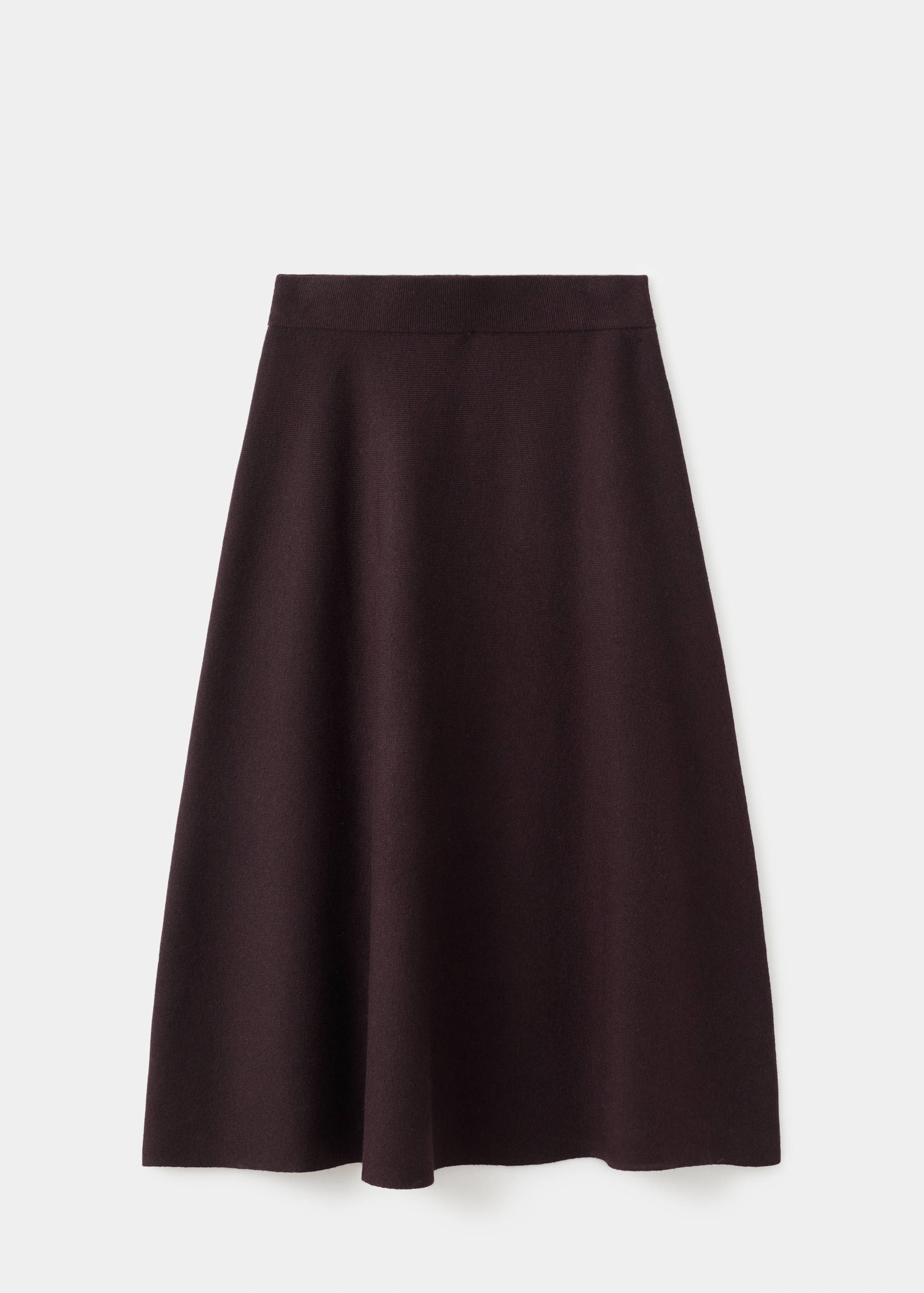 Wool-blend knitted skirt - Article without model