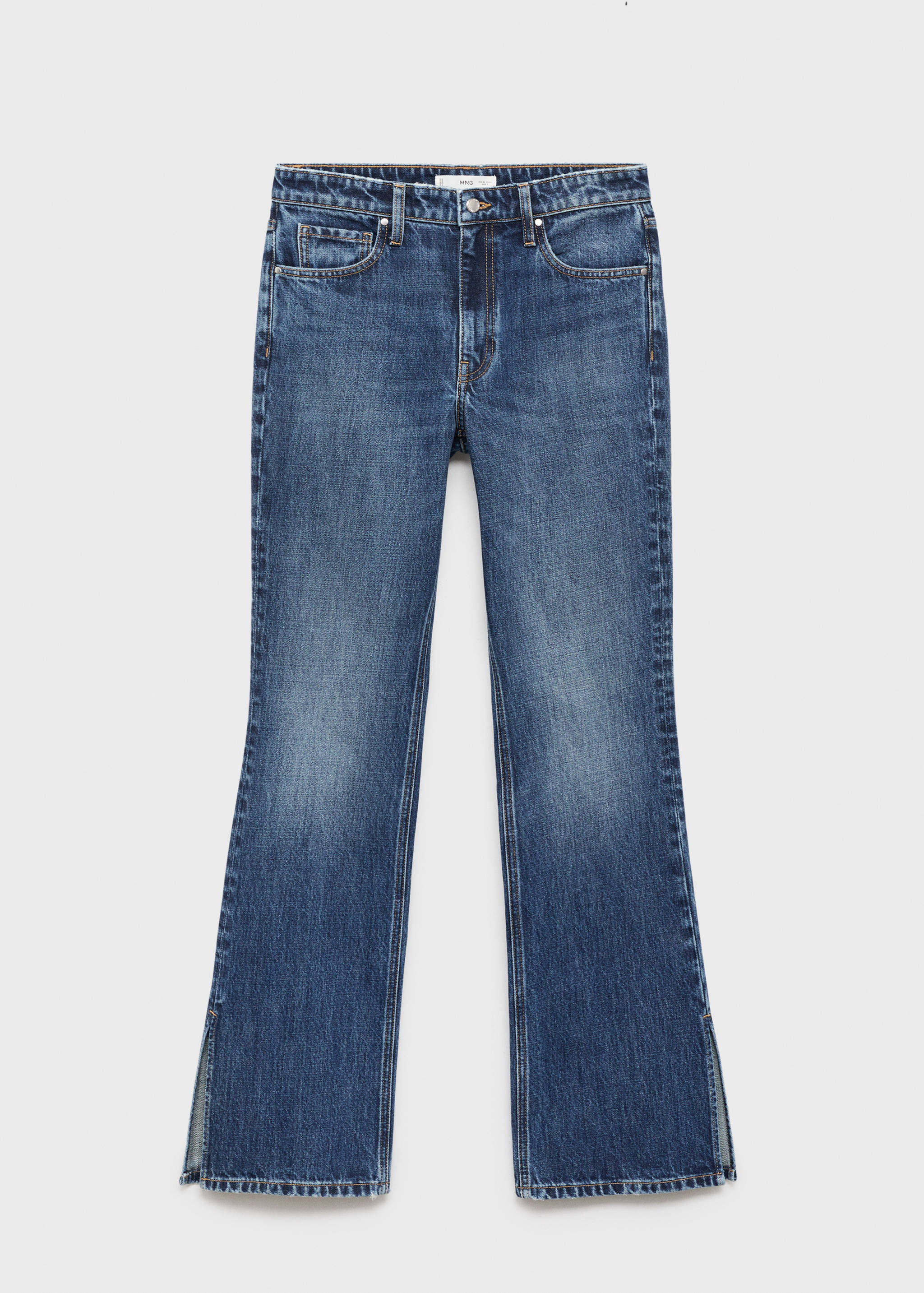 Straight-leg jeans with openings - Article without model