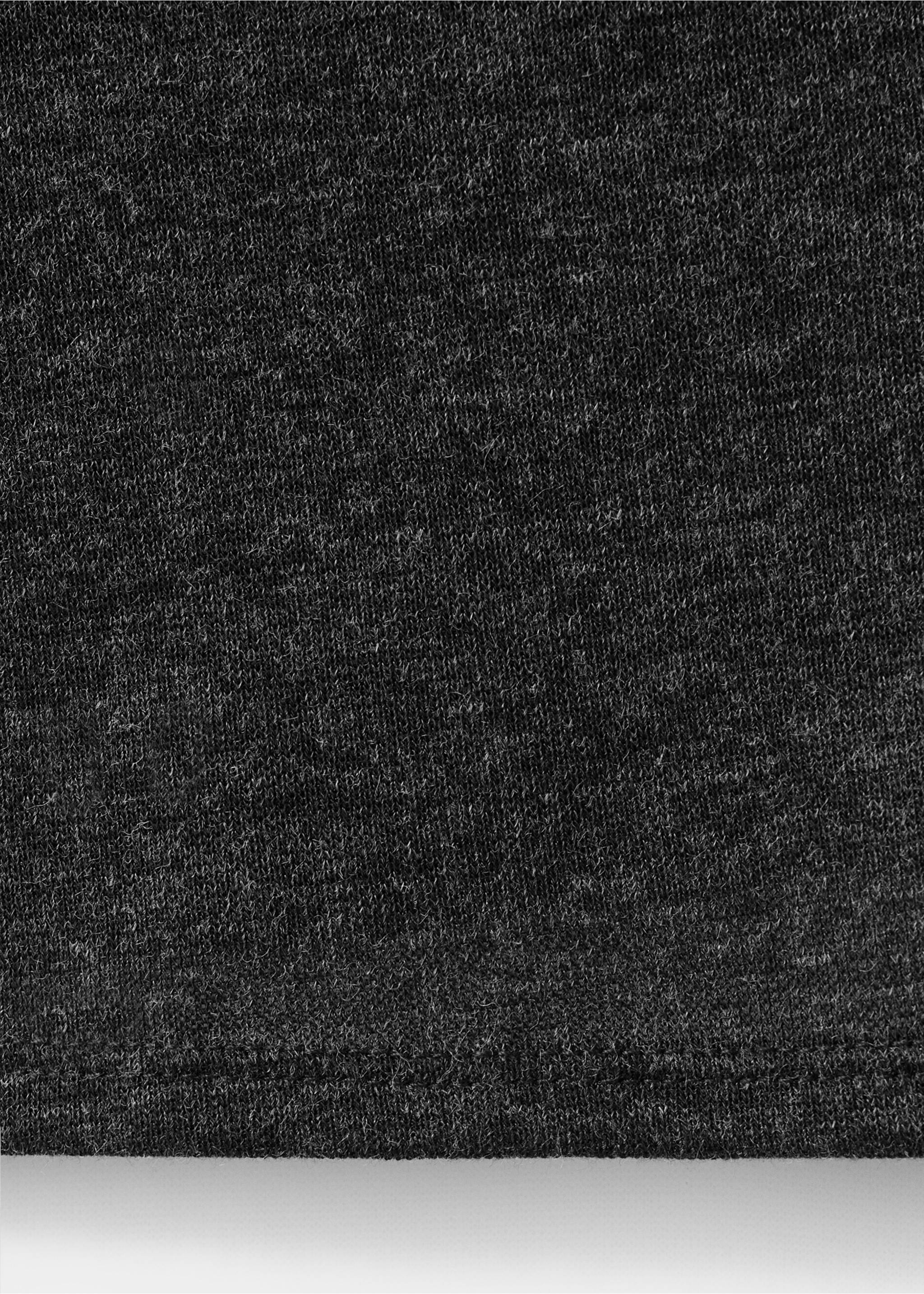 Metal detail T-shirt - Details of the article 0, Grey. Ref: 17087798-00.