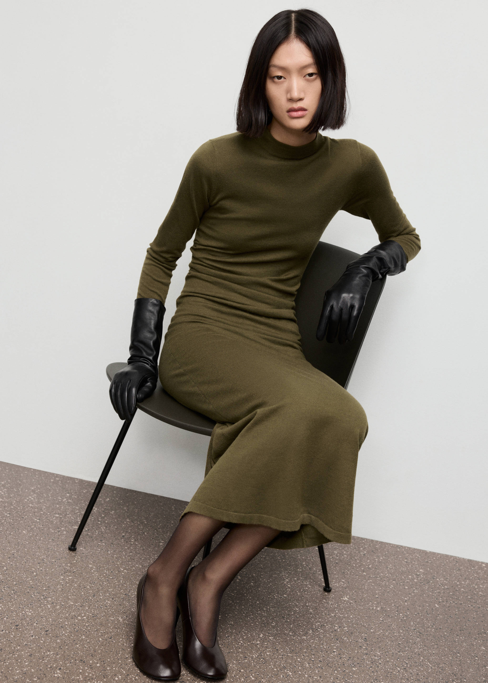 Robe maille col montant - Détail de l'article 2
